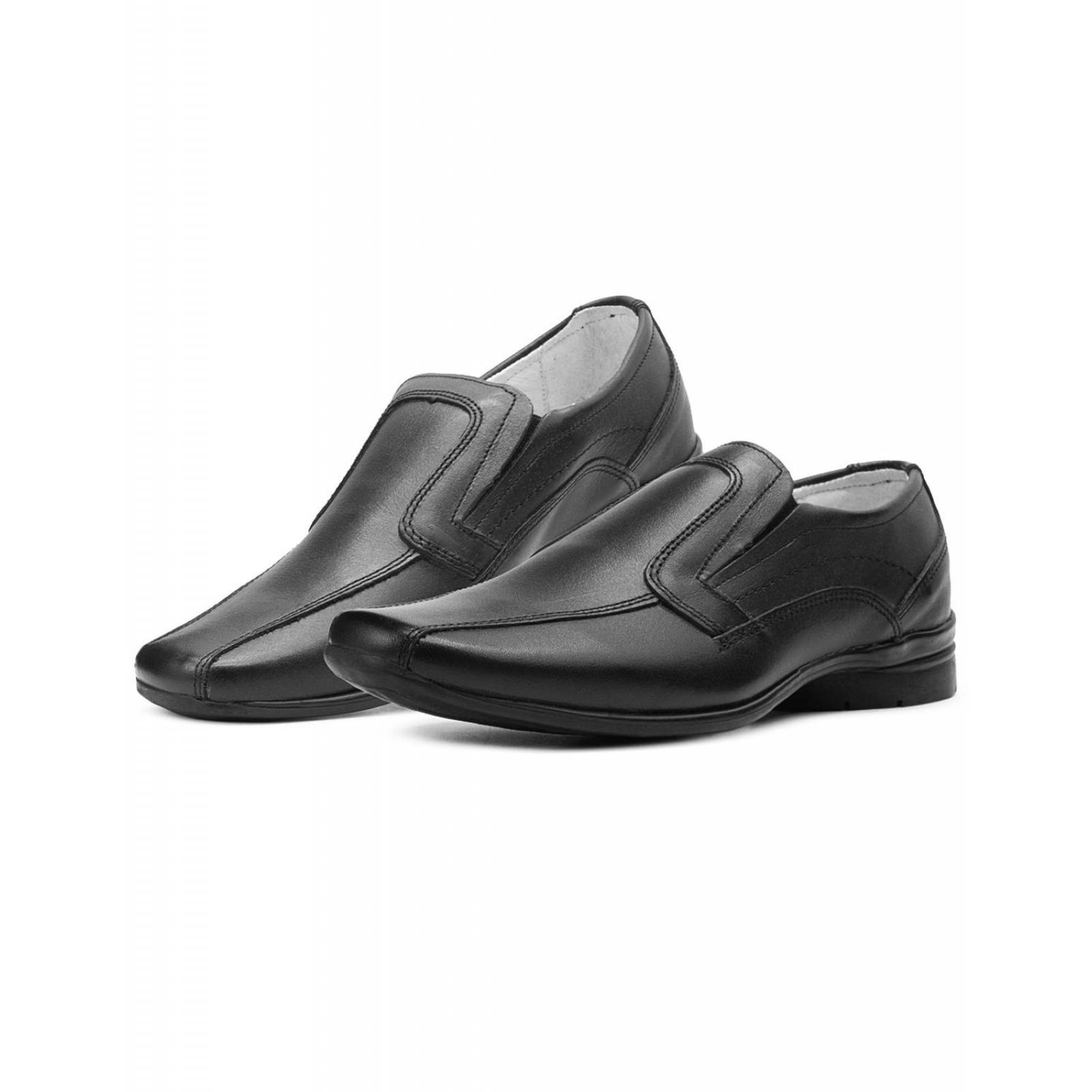 Zapato Escolar Para Niño De Piel Clasicos Antiderrapantes 