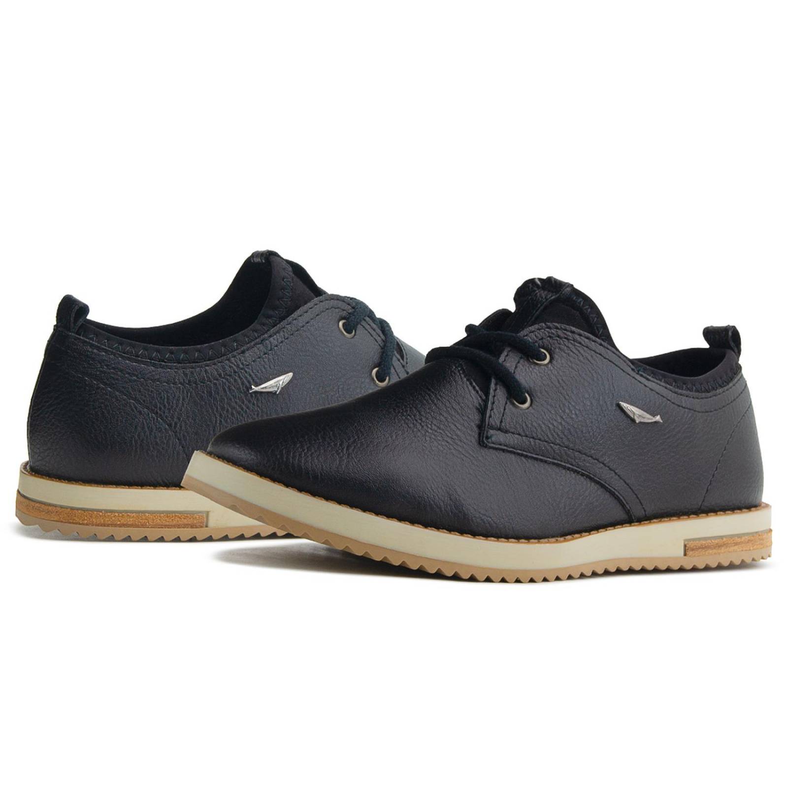 Zapatos Para Niño Hemisferios Elegantes Casuales Negro 18-25