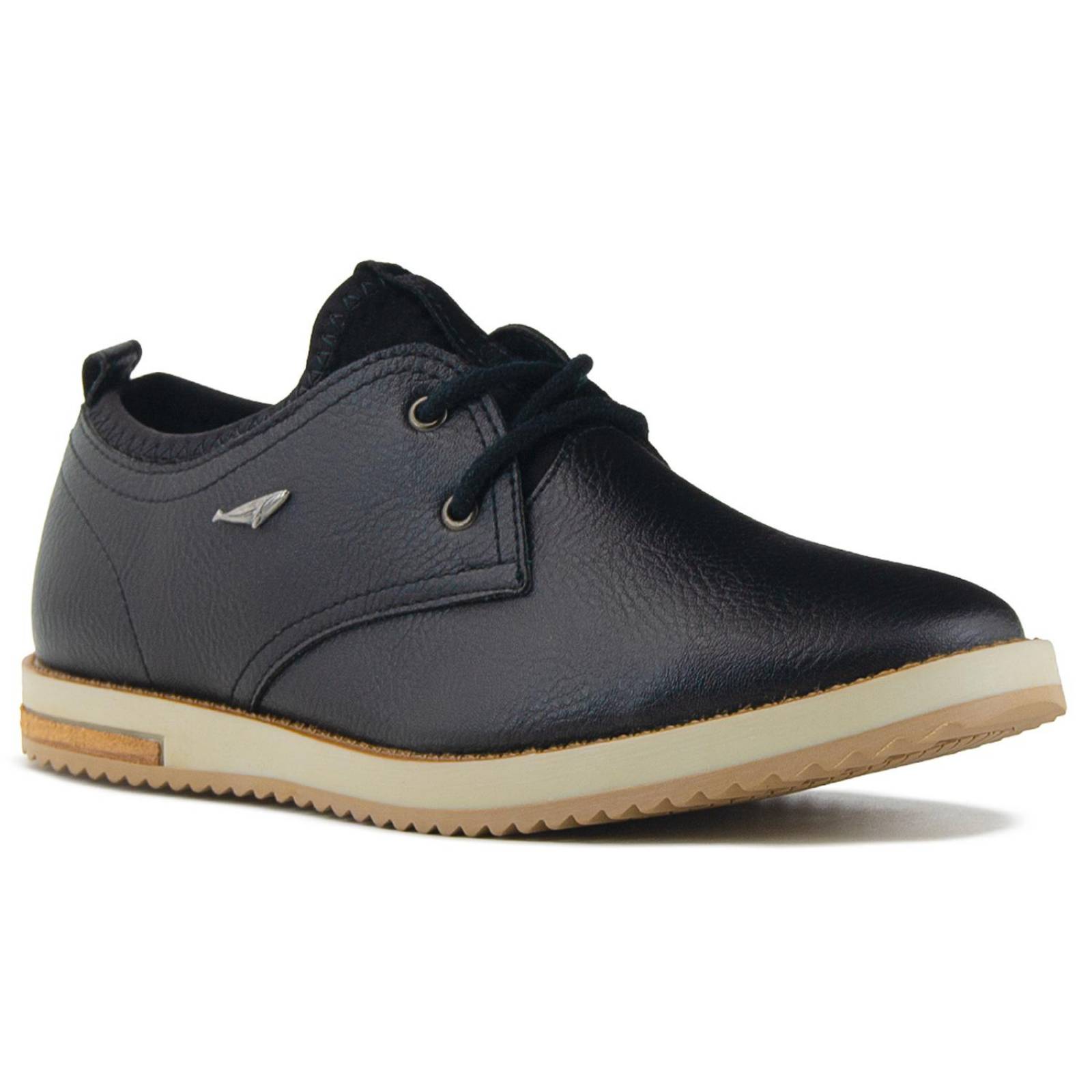 Zapatos Para Niño Hemisferios Elegantes Casuales Negro 18-25