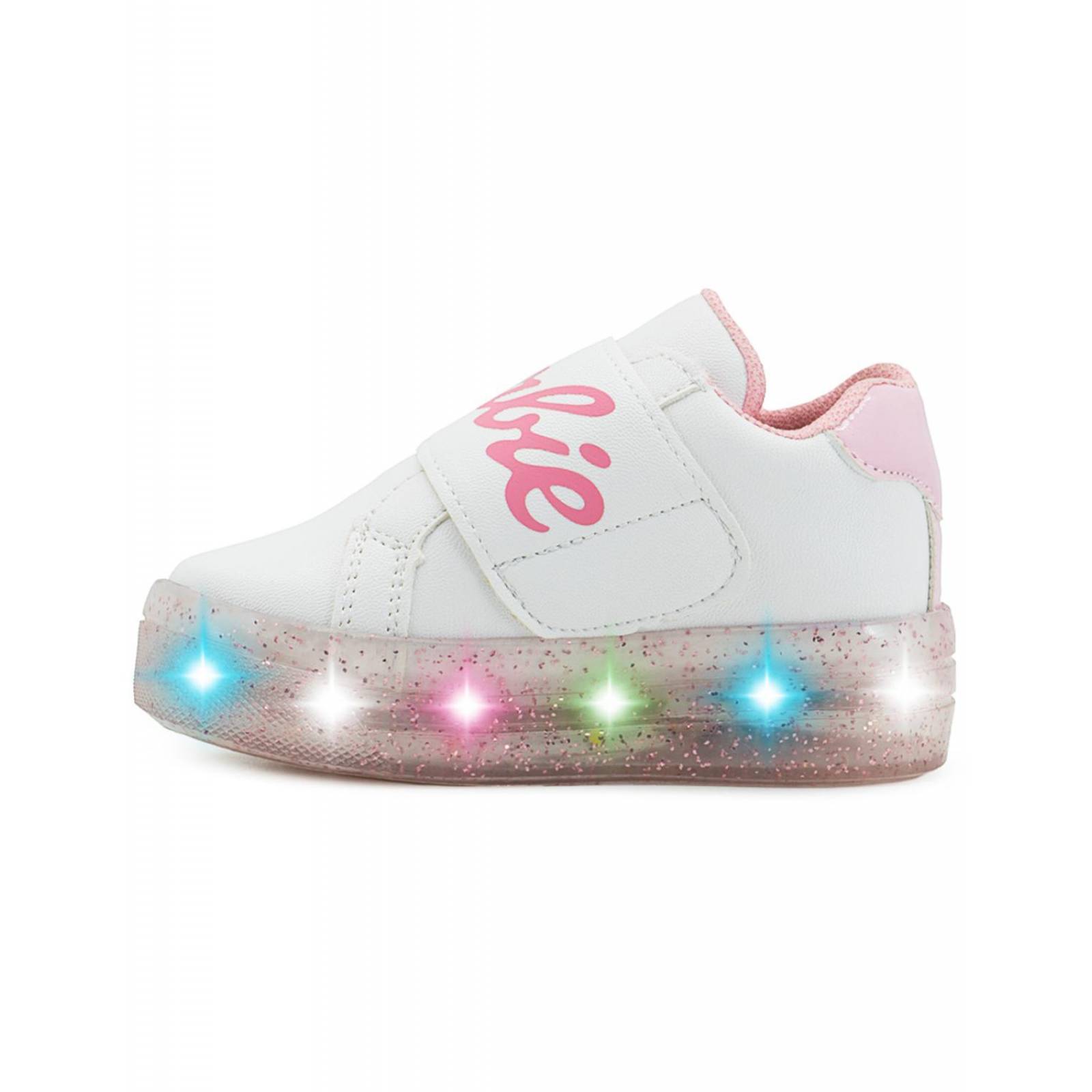 Tenis Luces Led Para Niña Velcro Personajes 15-17