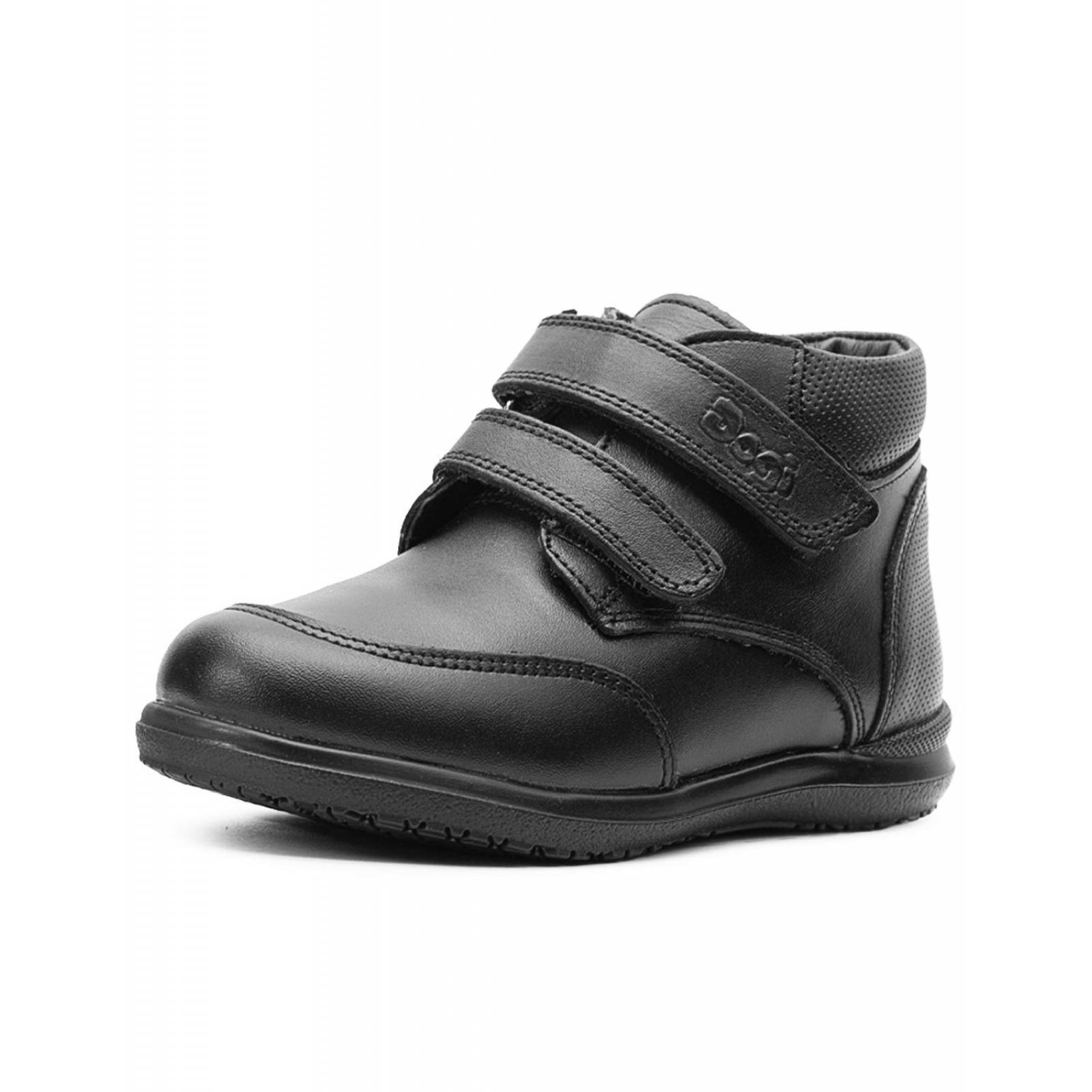 Zapato Niño Dogi Escolar Antiderrapante Arco Negro 15-21.5 