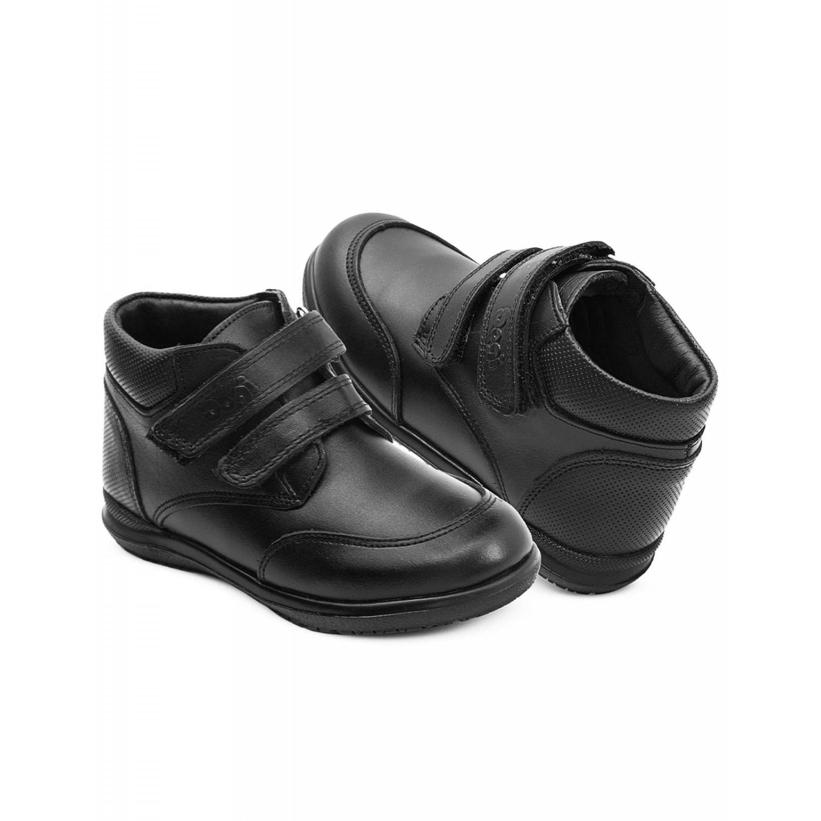 Zapato Niño Dogi Escolar Antiderrapante Arco Negro 15-21.5 