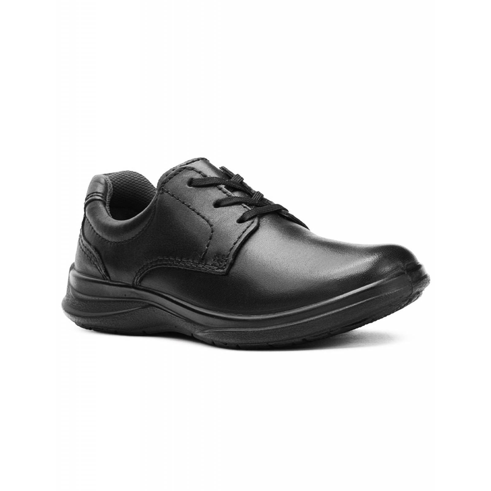 Zapato Flexi Escolar Niño Casual Antiderrapante Negro 17-21 