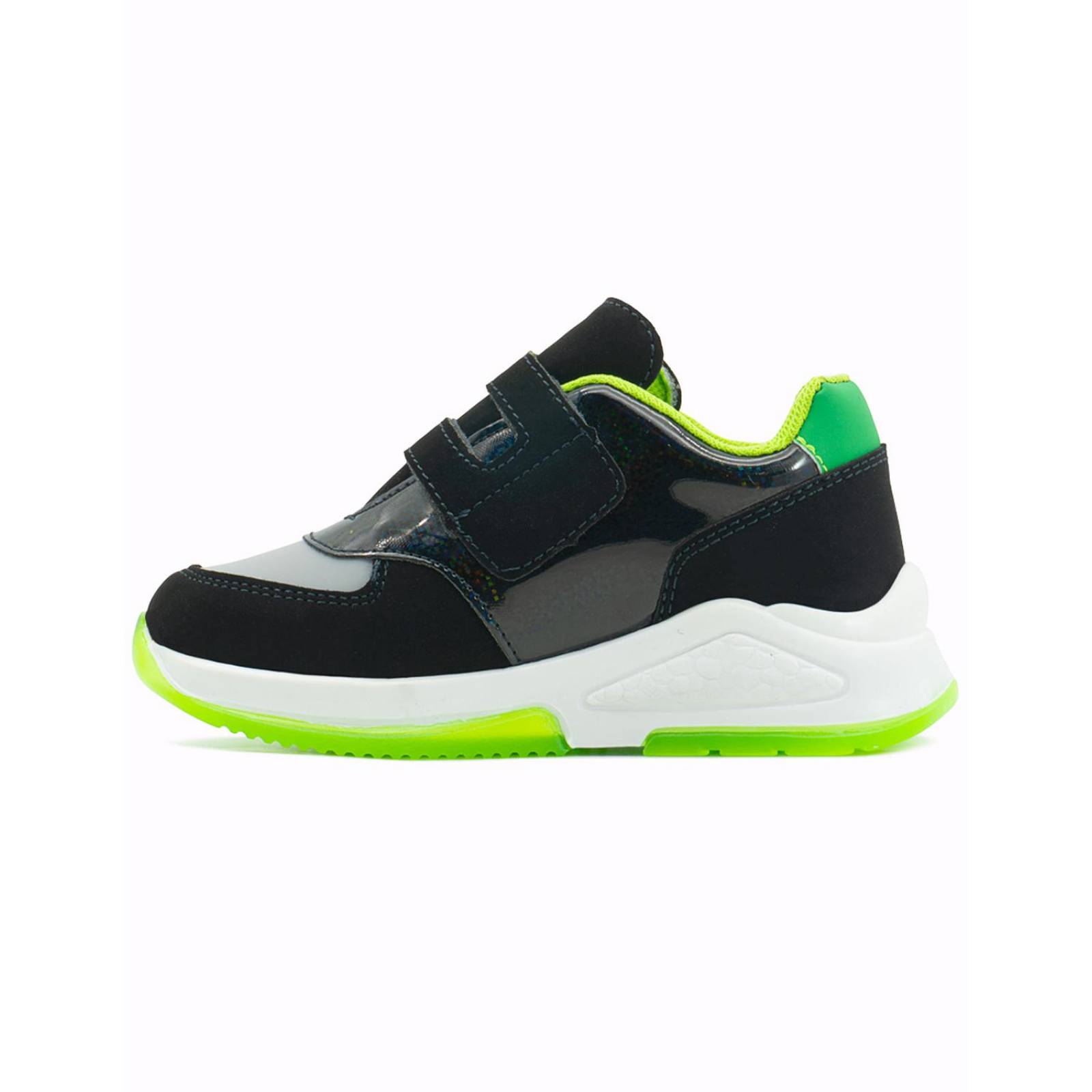 Yuyin Tenis Niño Minecraft Creepers Velcro Negro Casual