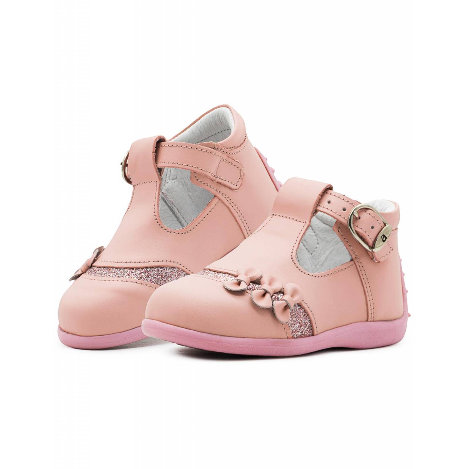 Zapatos Niña Andanenes Andante Piel Ajuste T Rosa Princesa 