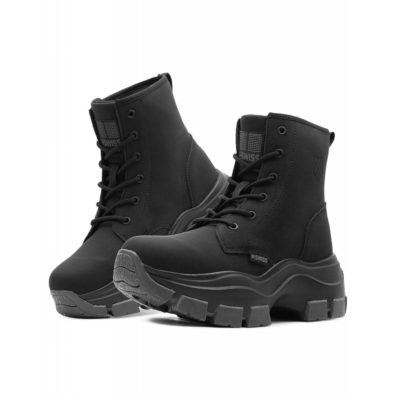 Bota Dama K-swiss Curie V Casual Antiderrapante Negro 22-26 