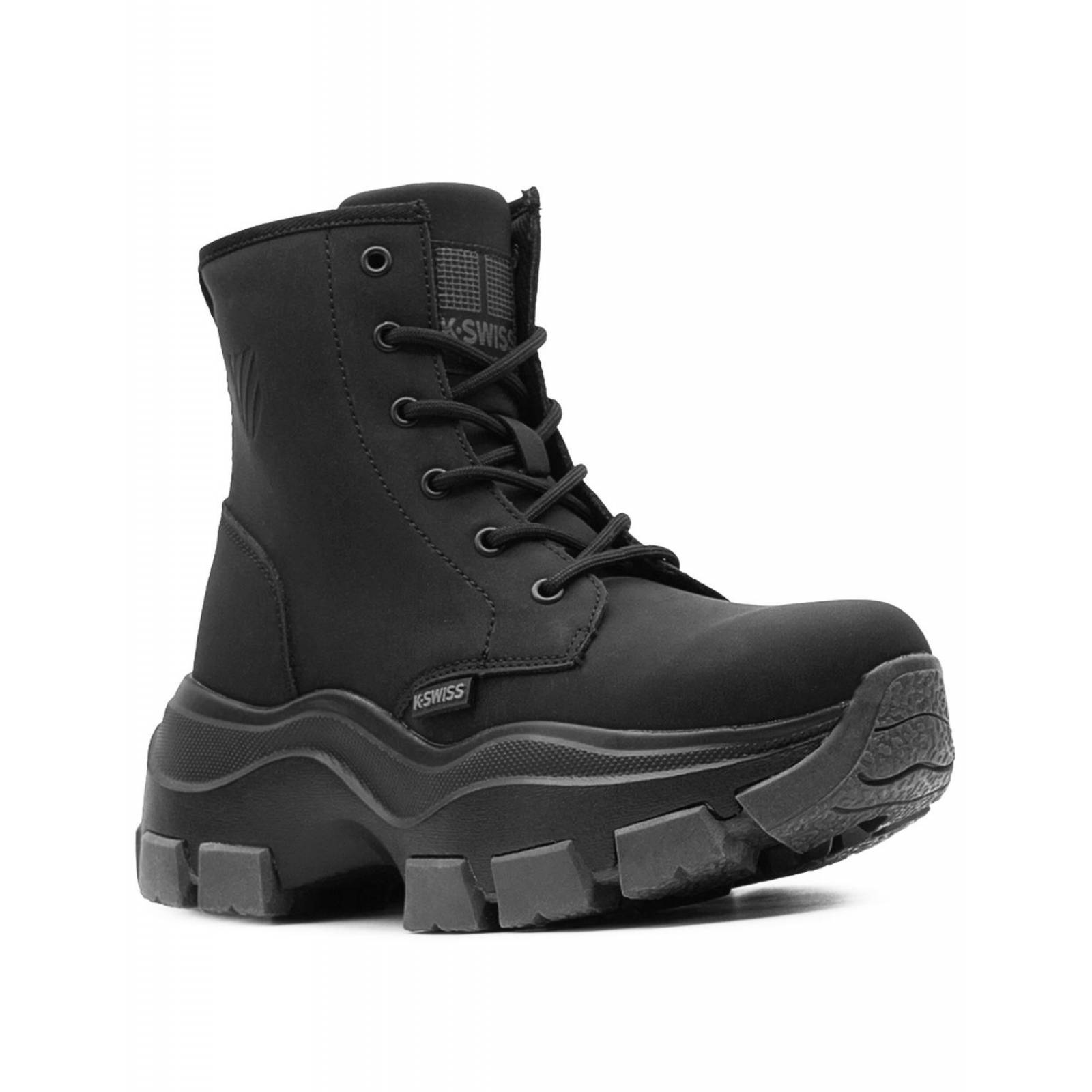 Bota Dama K-swiss Curie V Casual Antiderrapante Negro 22-26 