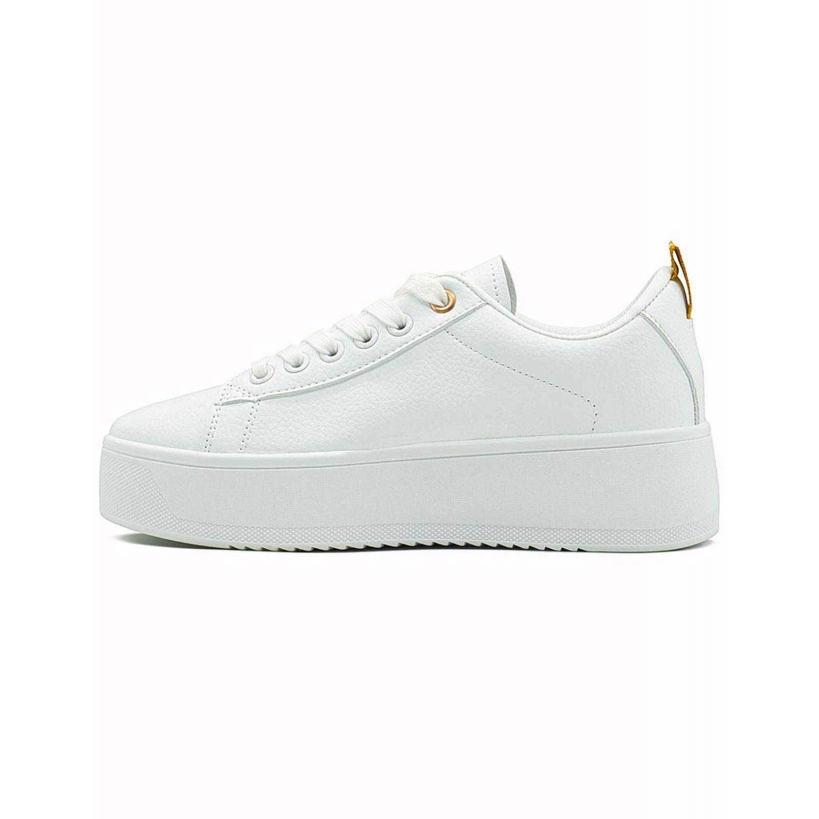 Tenis K-swiss Trinity Platform Mujer Blanco Oro 22-26 