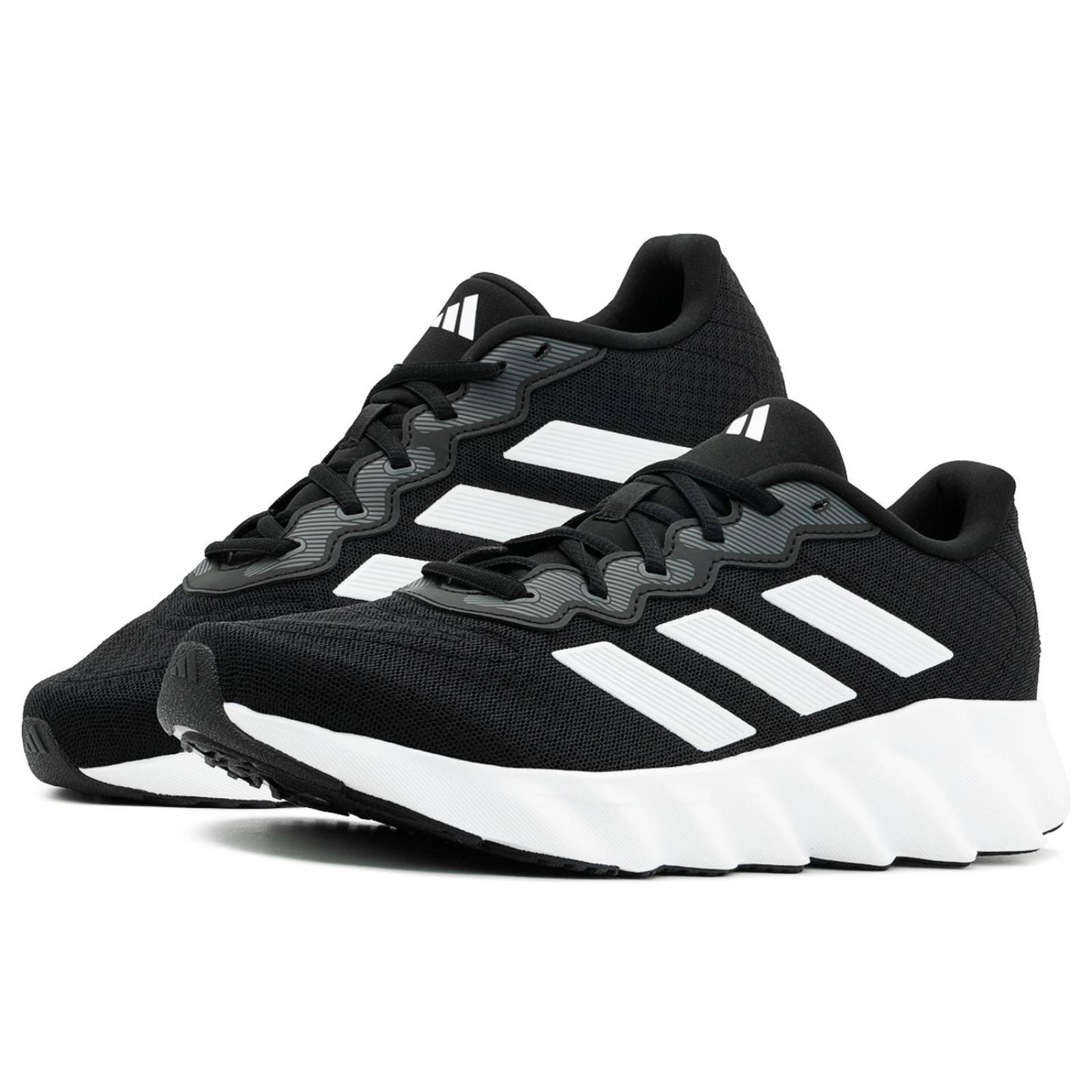 "Tenis Running Adidas Unisex Negro/Blanco ID5253" 
