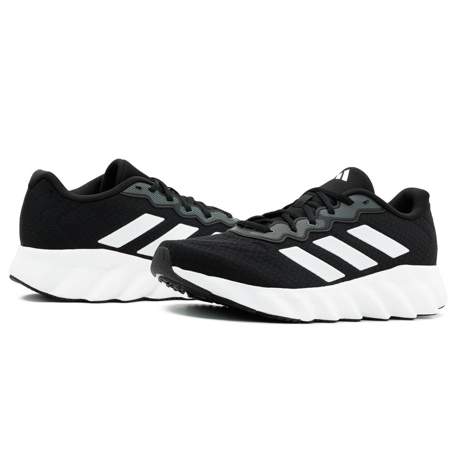 "Tenis Running Adidas Unisex Negro/Blanco ID5253" 