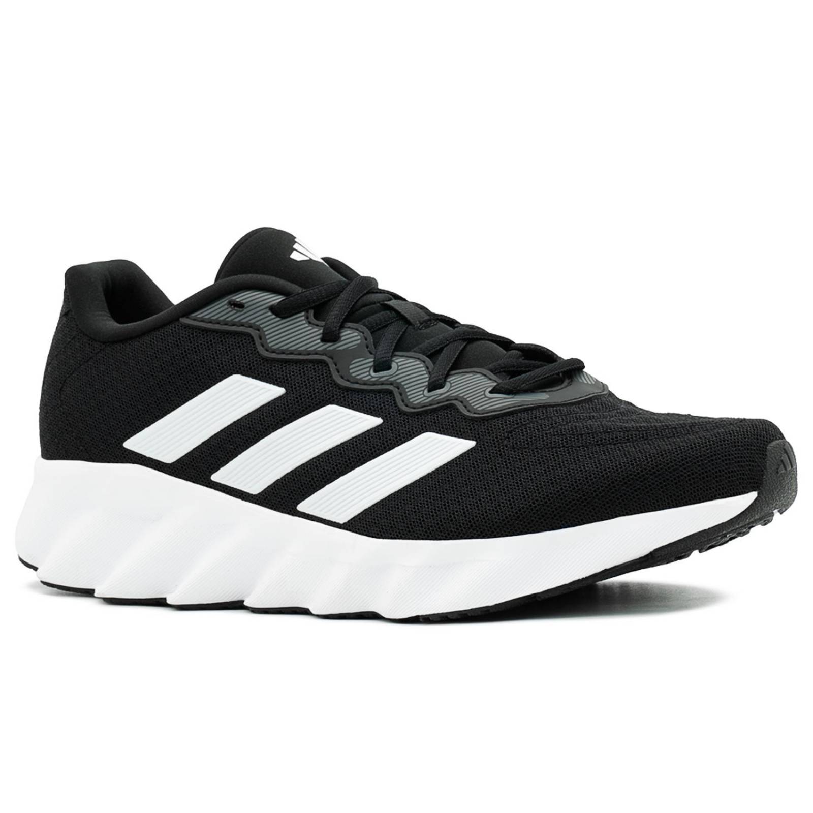 "Tenis Running Adidas Unisex Negro/Blanco ID5253" 