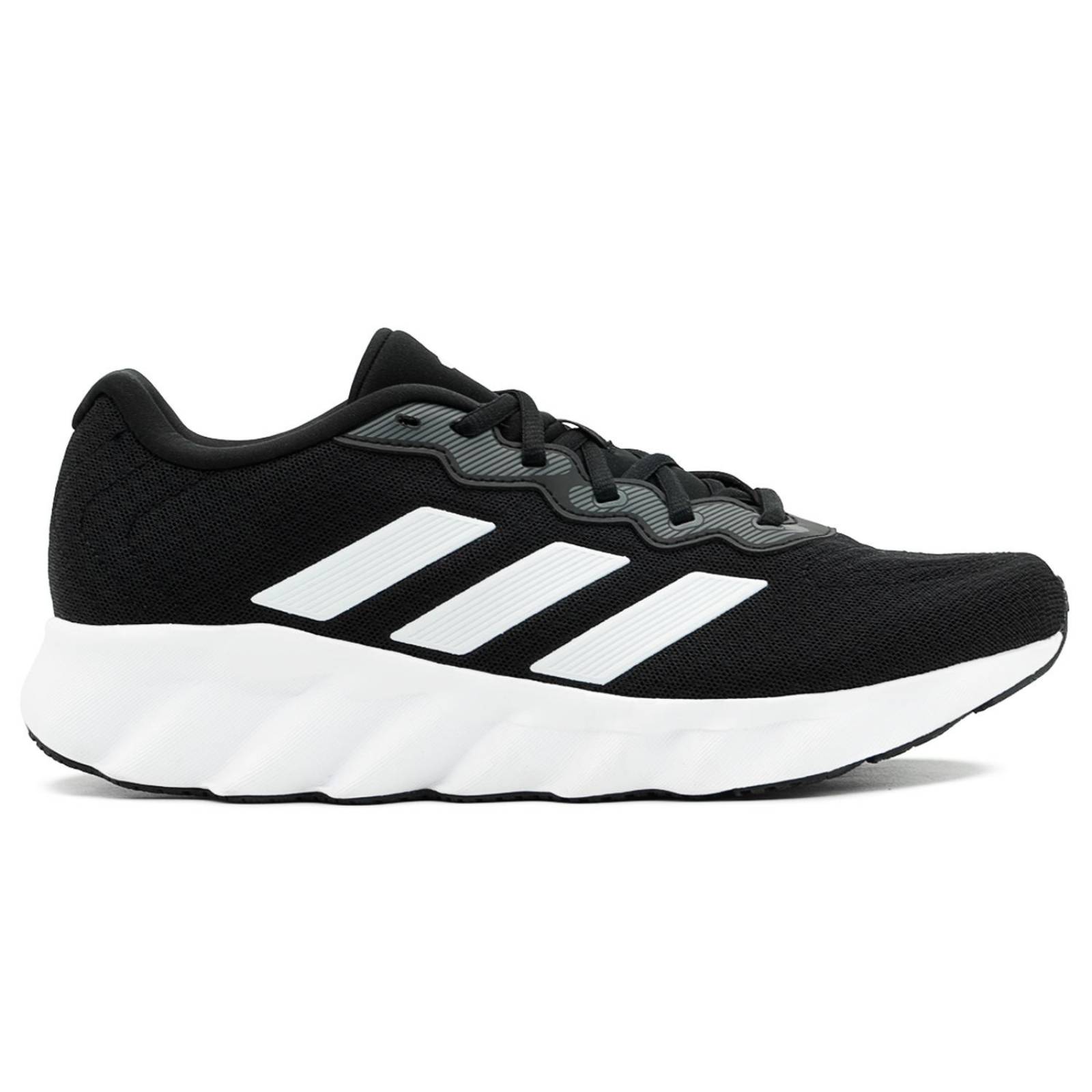 "Tenis Running Adidas Unisex Negro/Blanco ID5253" 