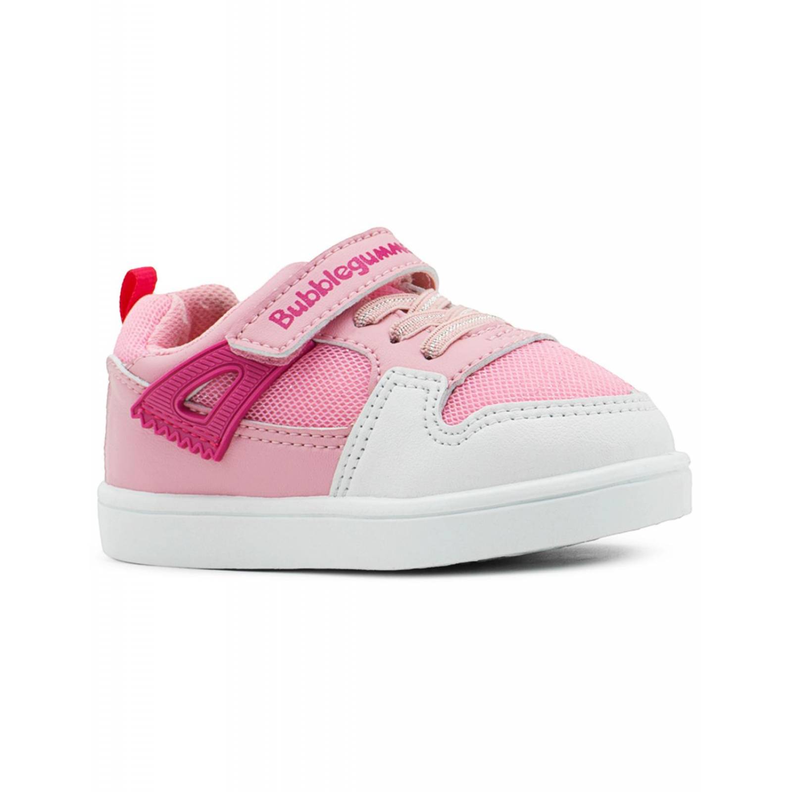 Tenis Para Niña Casual Bubble Gummers Velcro Rosa 14-19 