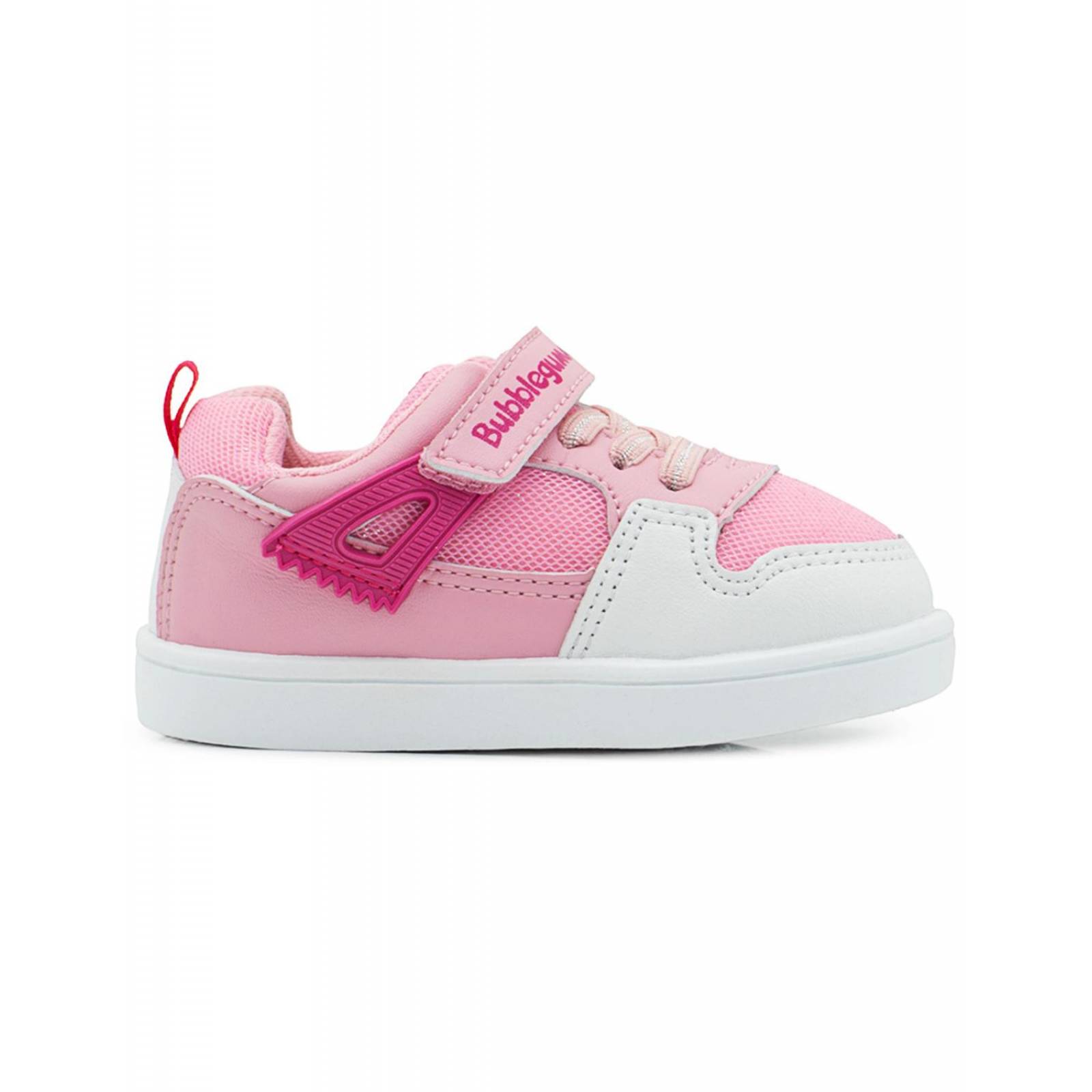 Tenis Para Niña Casual Bubble Gummers Velcro Rosa 14-19 