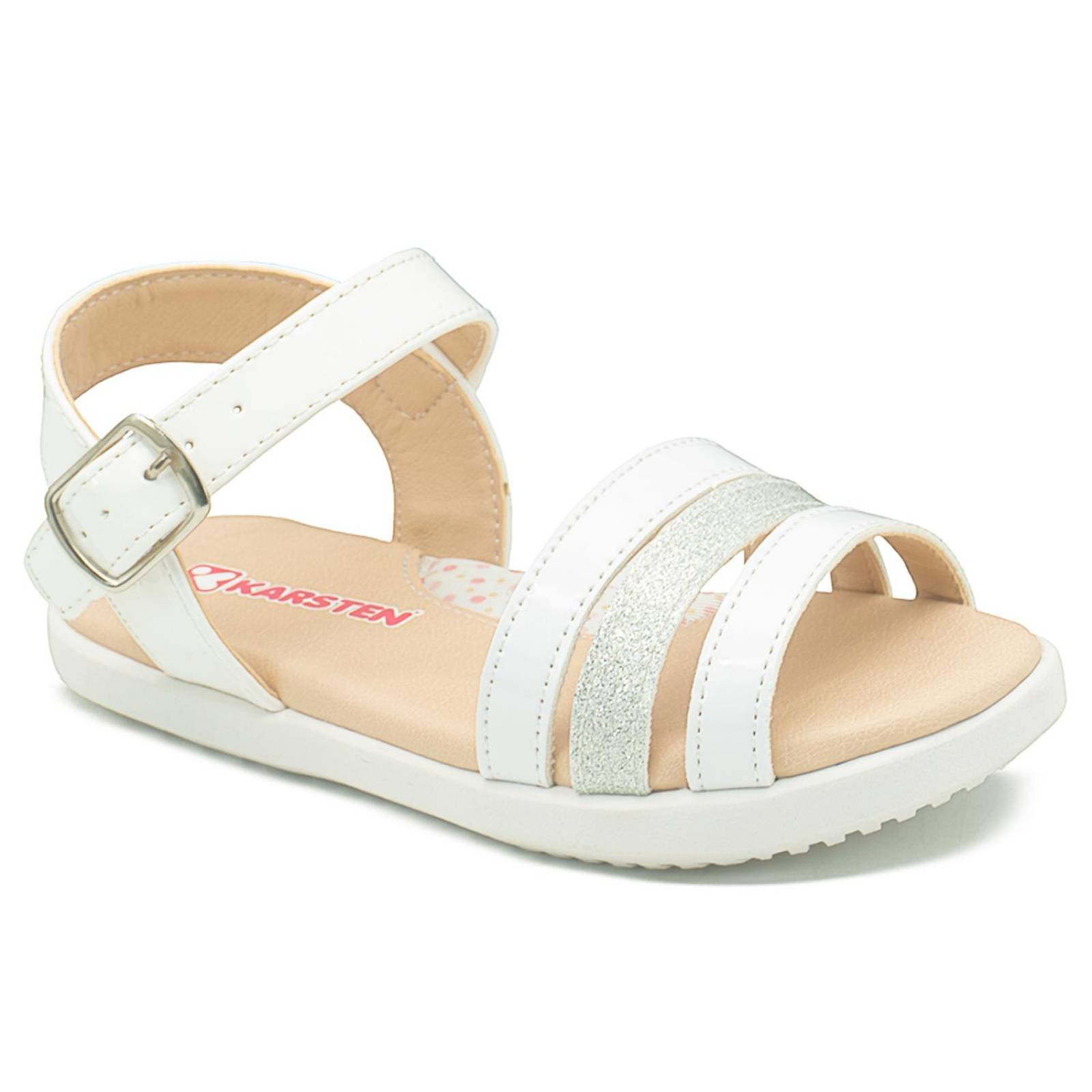 Huarache Para Niña Moda Casual Verano Charol Glitter 