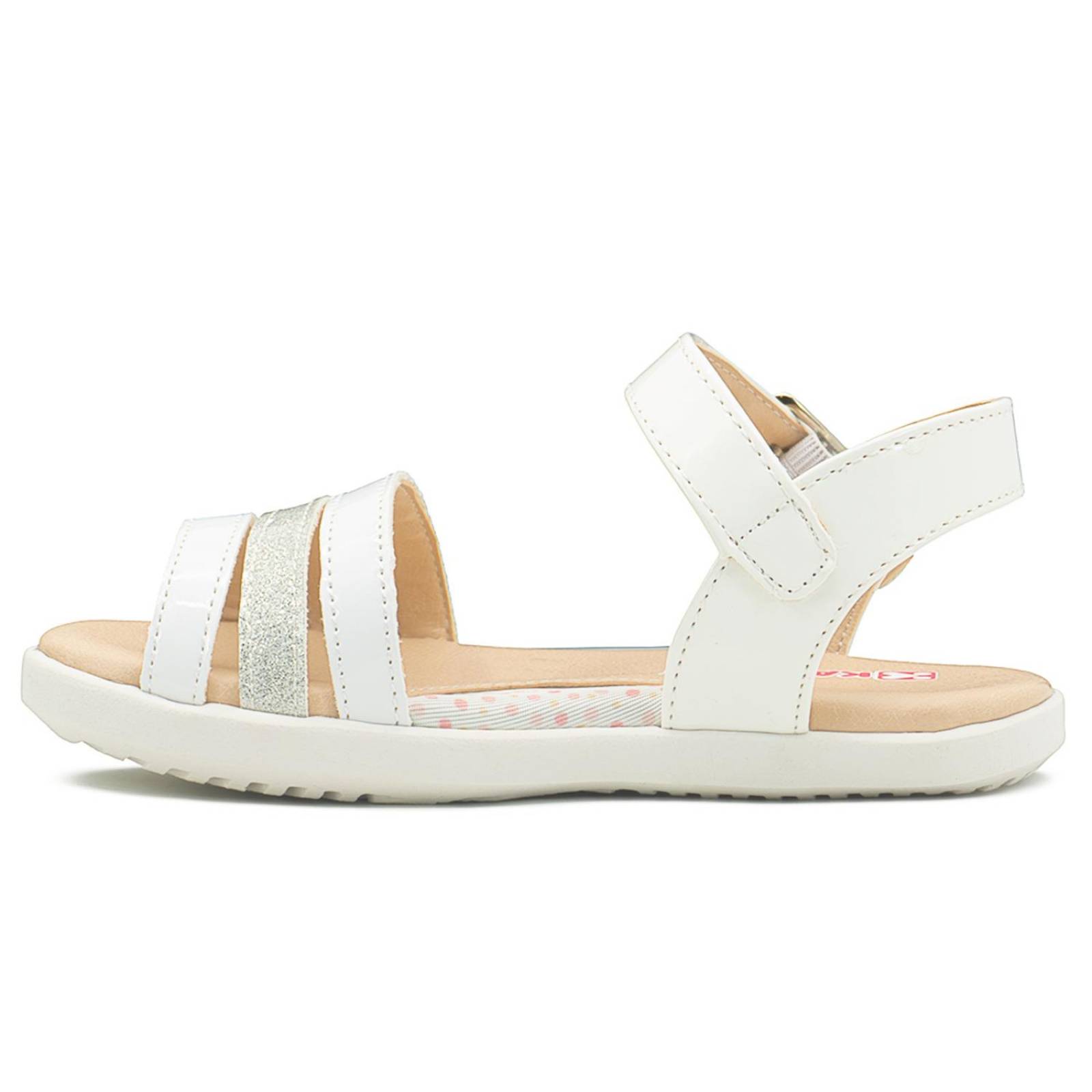 Huarache Para Niña Moda Casual Verano Charol Glitter 