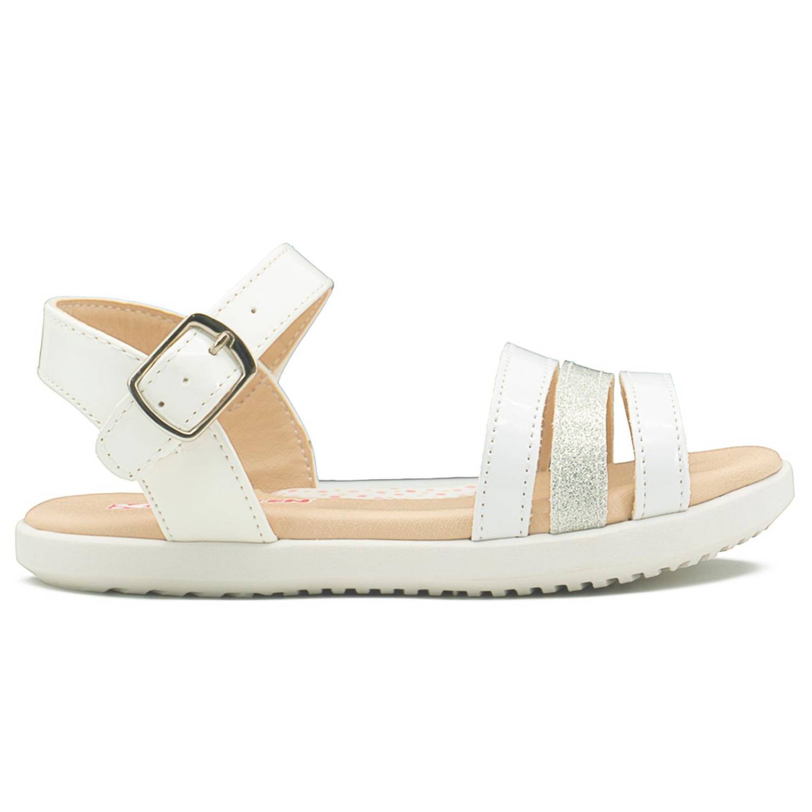 Huarache Para Niña Moda Casual Verano Charol Glitter 