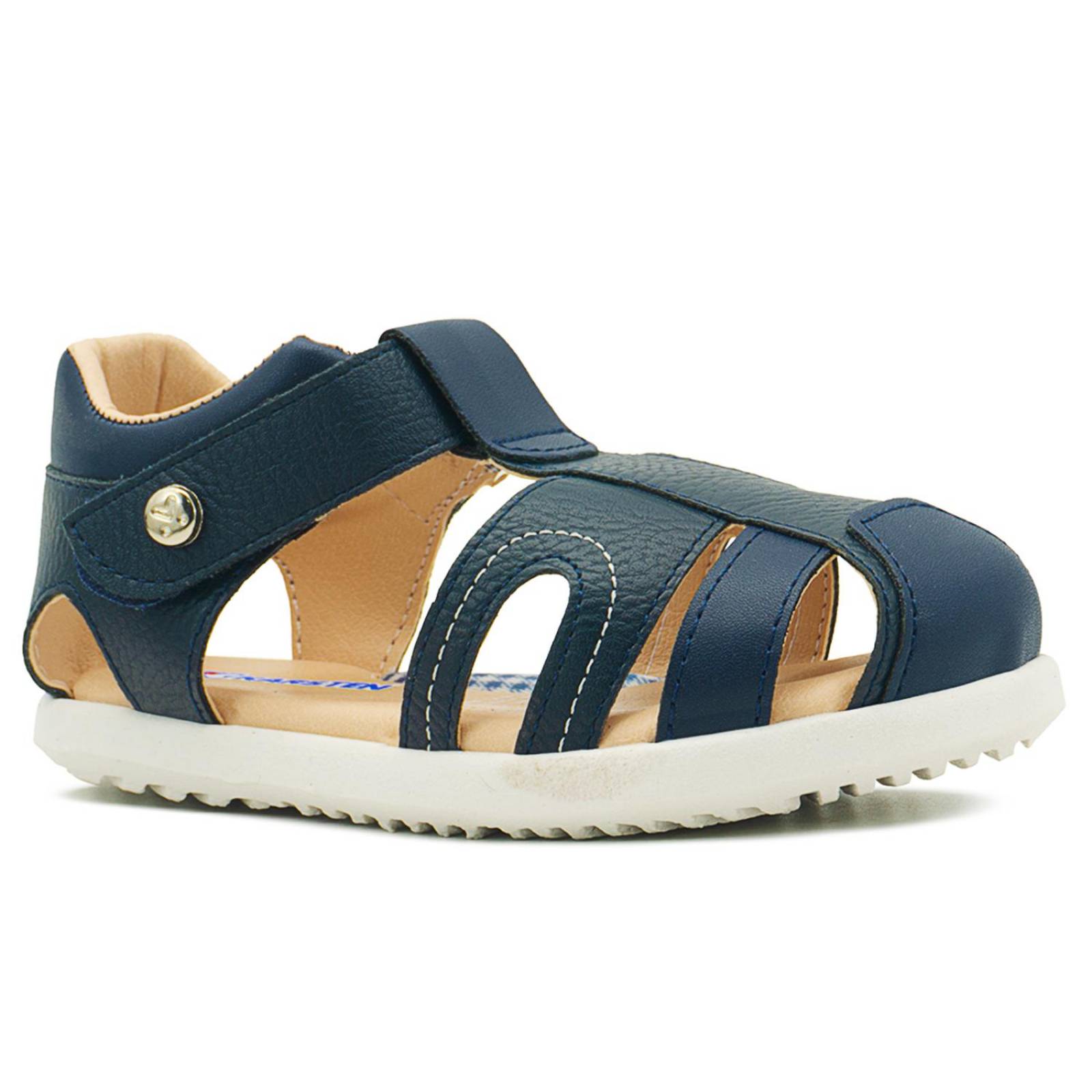 Huarache Cerrado Para Niño Moda Casual Confort Ajustable 