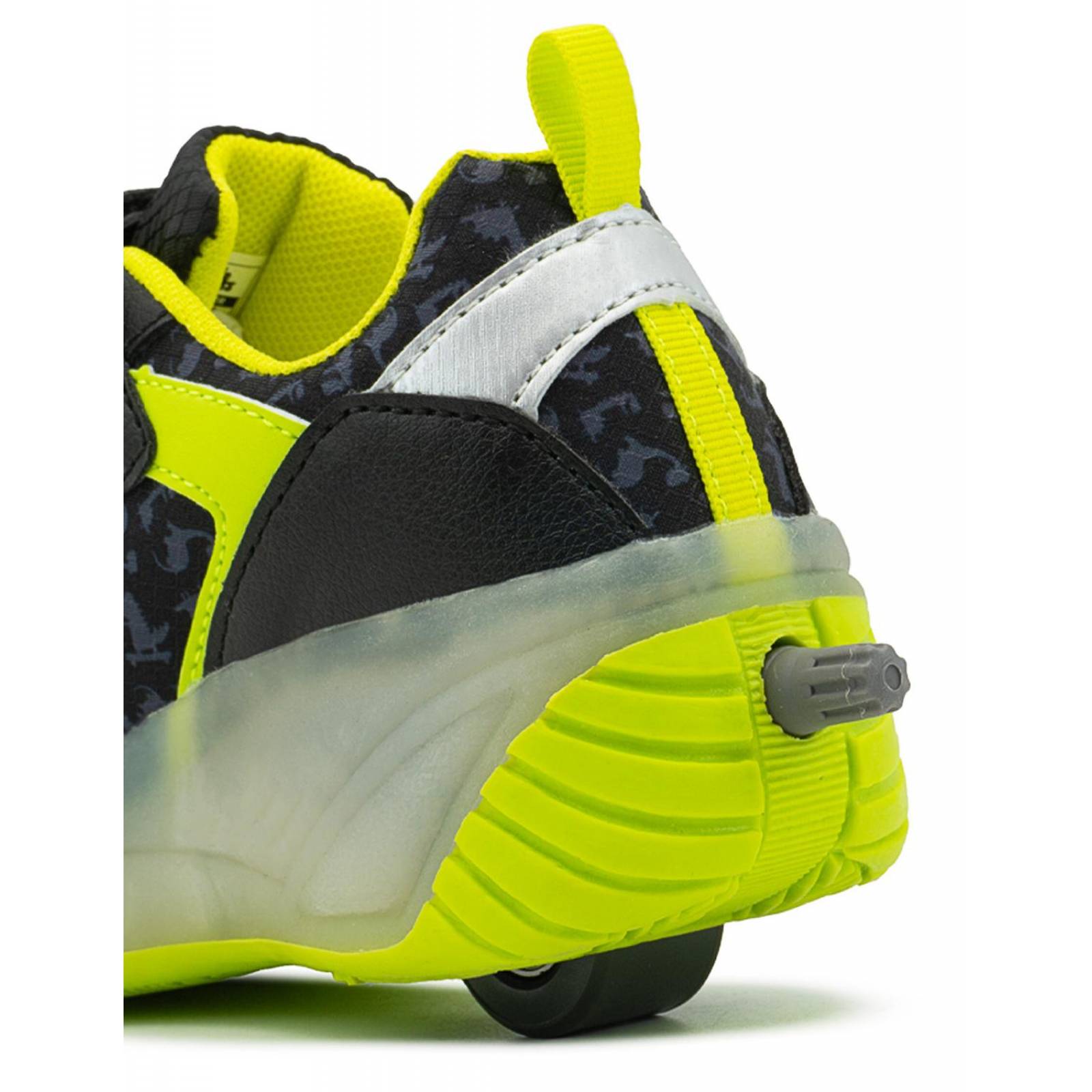 Tenis Patín Retractil Niño Bubble Gummers Dinosaurio 17-23 