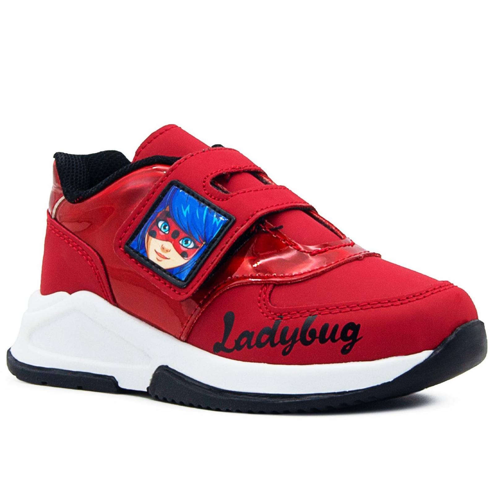 Tenis De Lady Bug Para Niña Marinette Miraculous Velcro