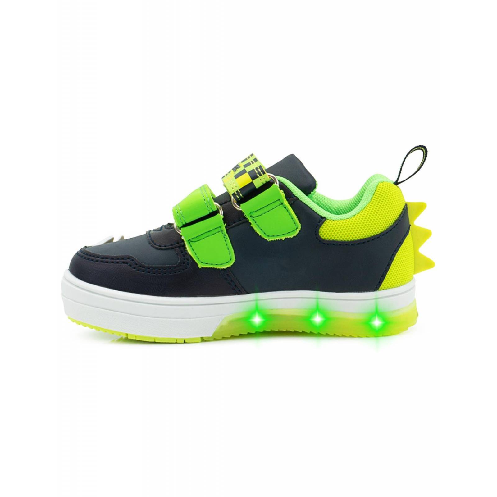Tenis Luz Led Dinosaurios Roar Bubble Gummers Marino 15-21 