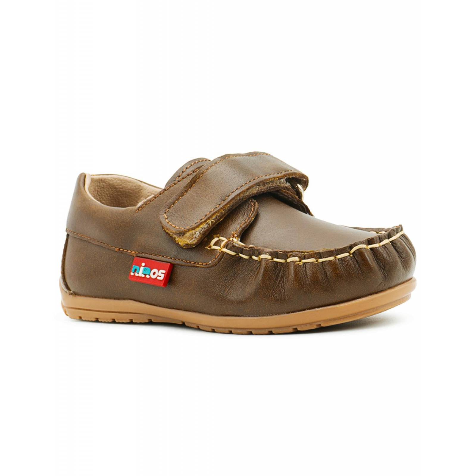 Zapato Mocasin Para Niño Clasico Formal Ceremonia Camel