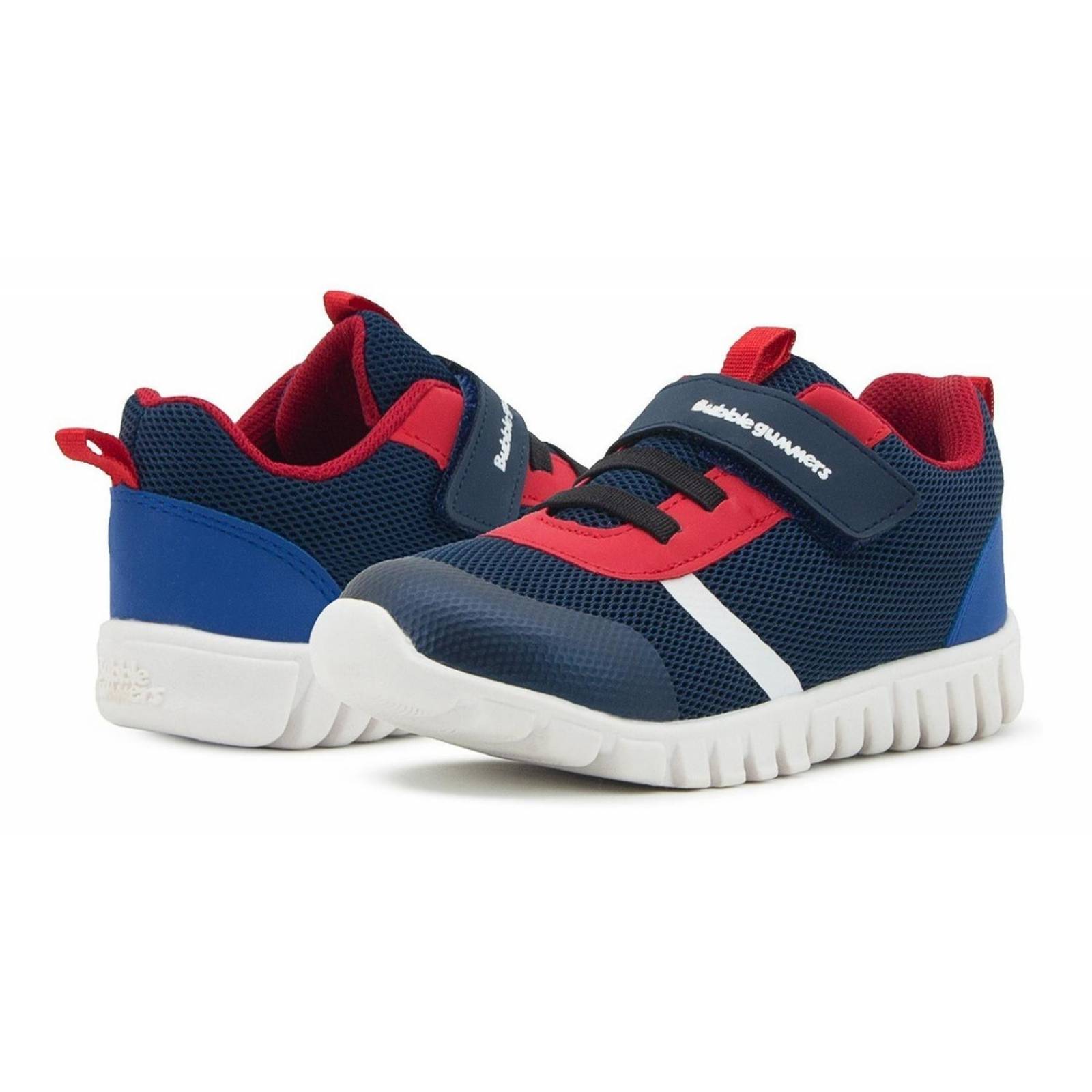 Tenis Bubble Gummers Choclo Moda Limit Marino Rojo 13-19 