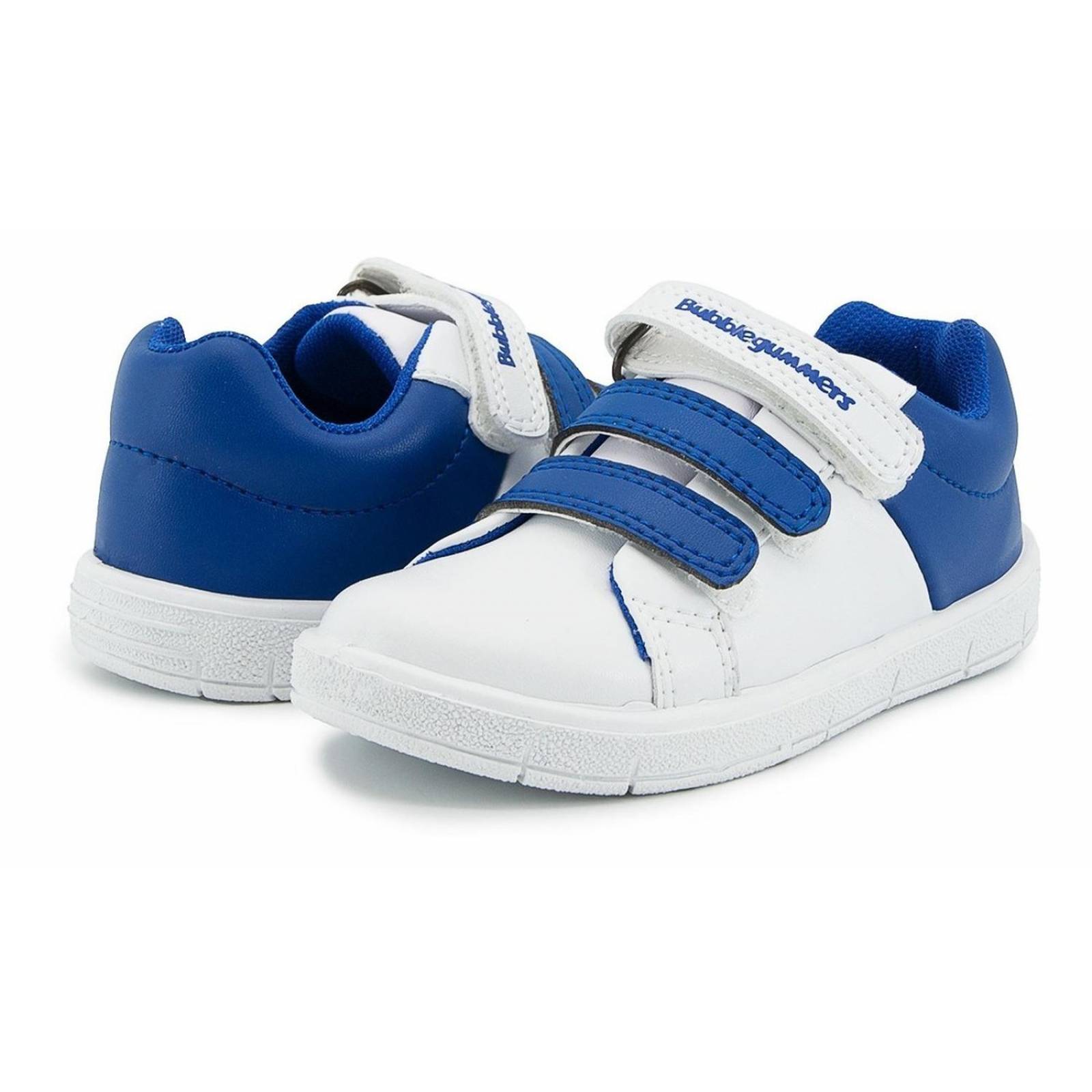 Tenis Casual Niño Bubble Gummers Leon Blanco Azul 15-19 