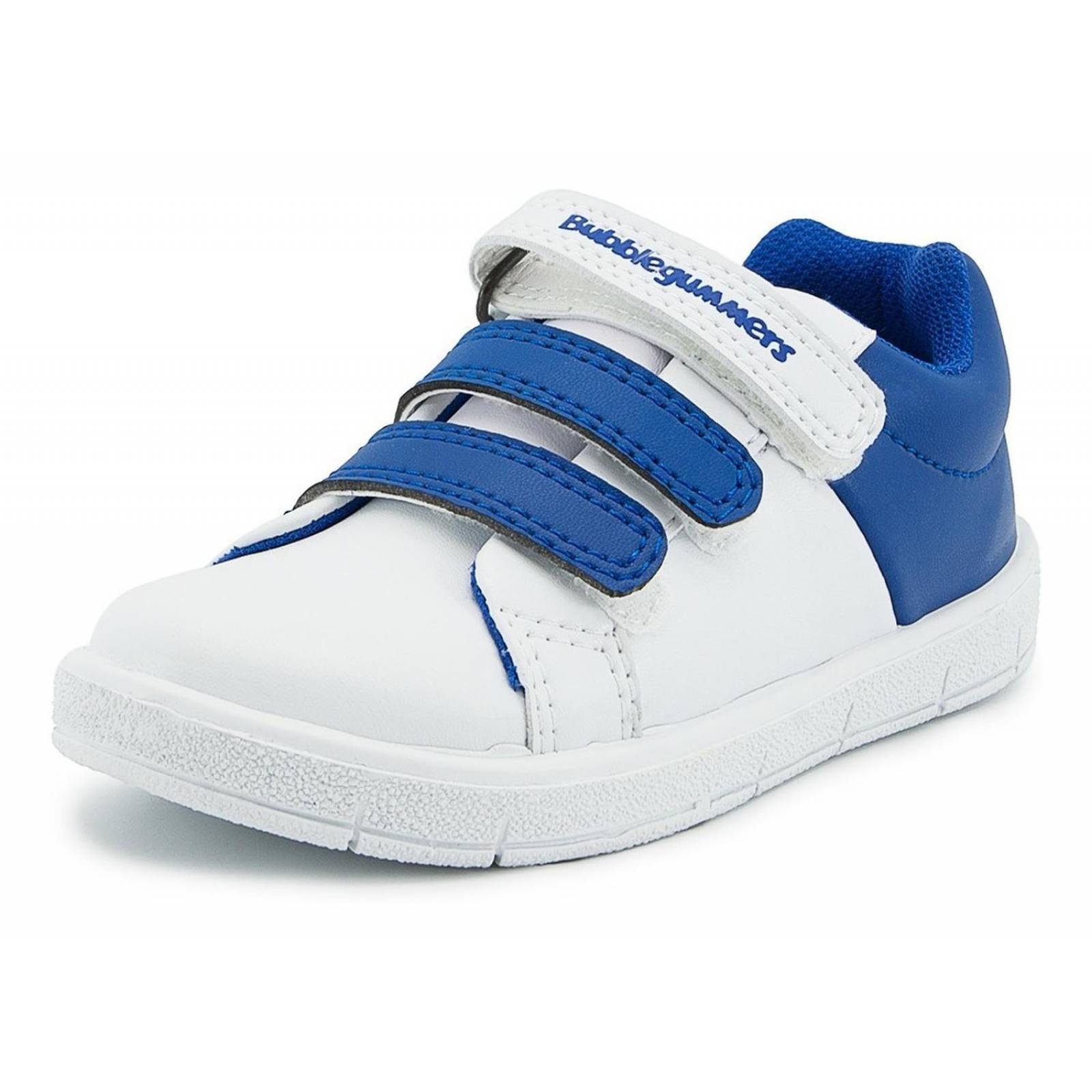 Tenis Casual Niño Bubble Gummers Leon Blanco Azul 15-19 
