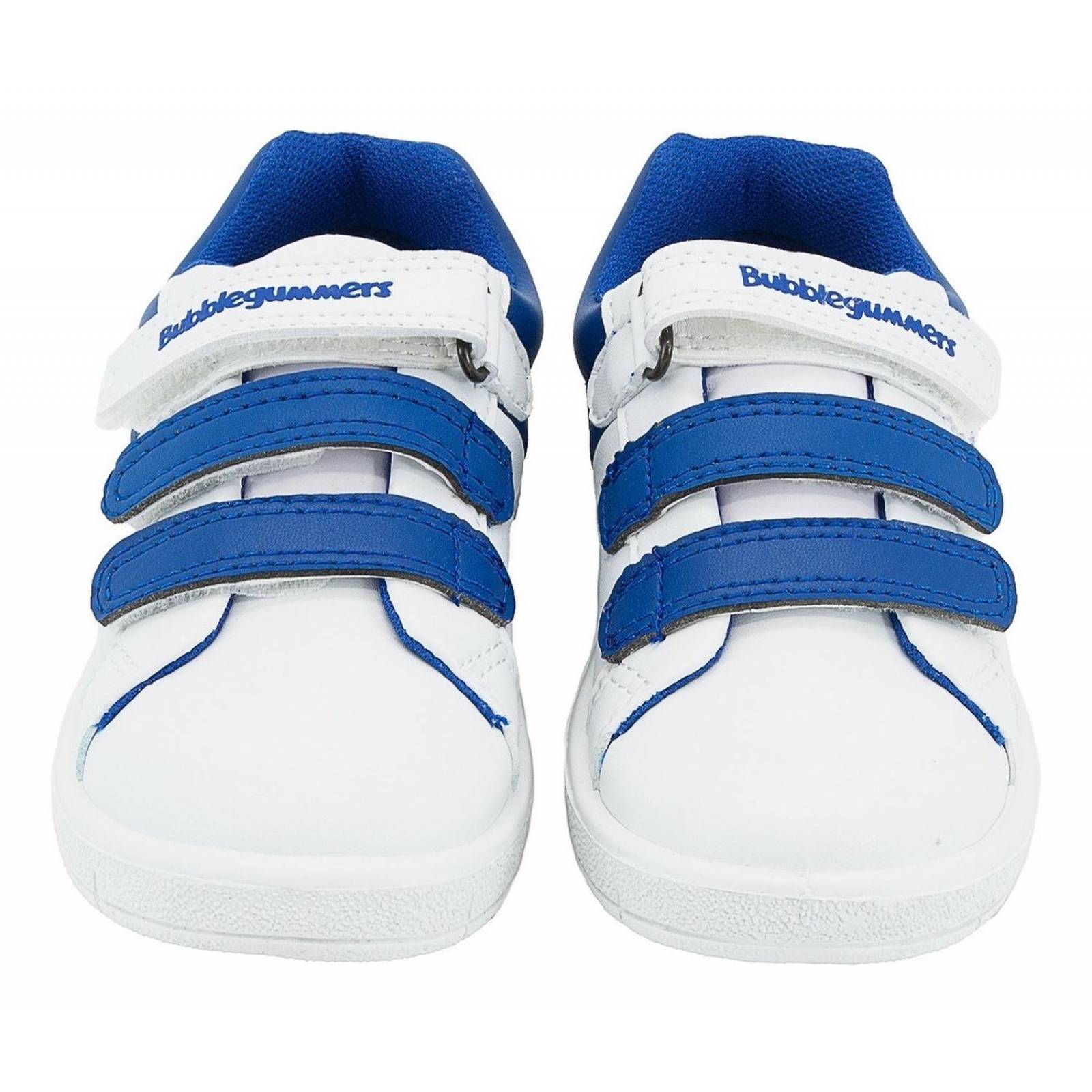 Tenis Casual Niño Bubble Gummers Leon Blanco Azul 15-19 
