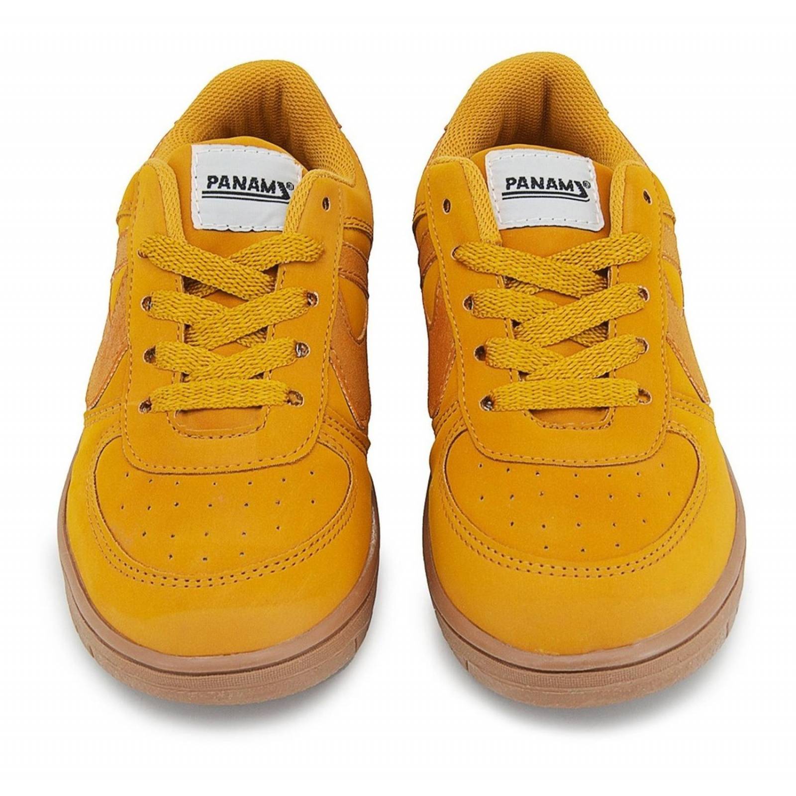 Tenis Panam Skate Ocre Caballero Tipo Piel 23-28 Urbano 