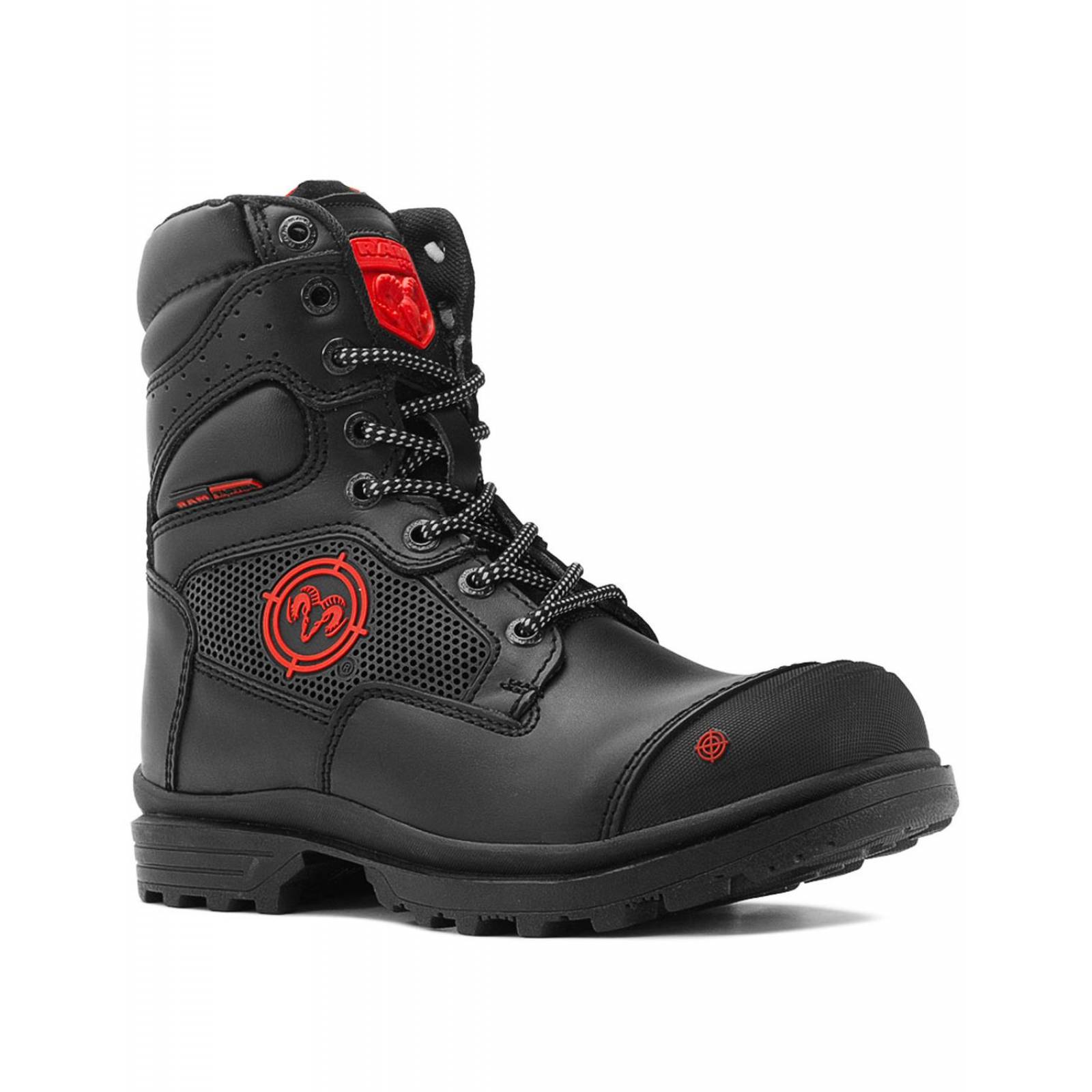 Bota Táctica Ram Caballero Senderismo Estilo Militar Negro 