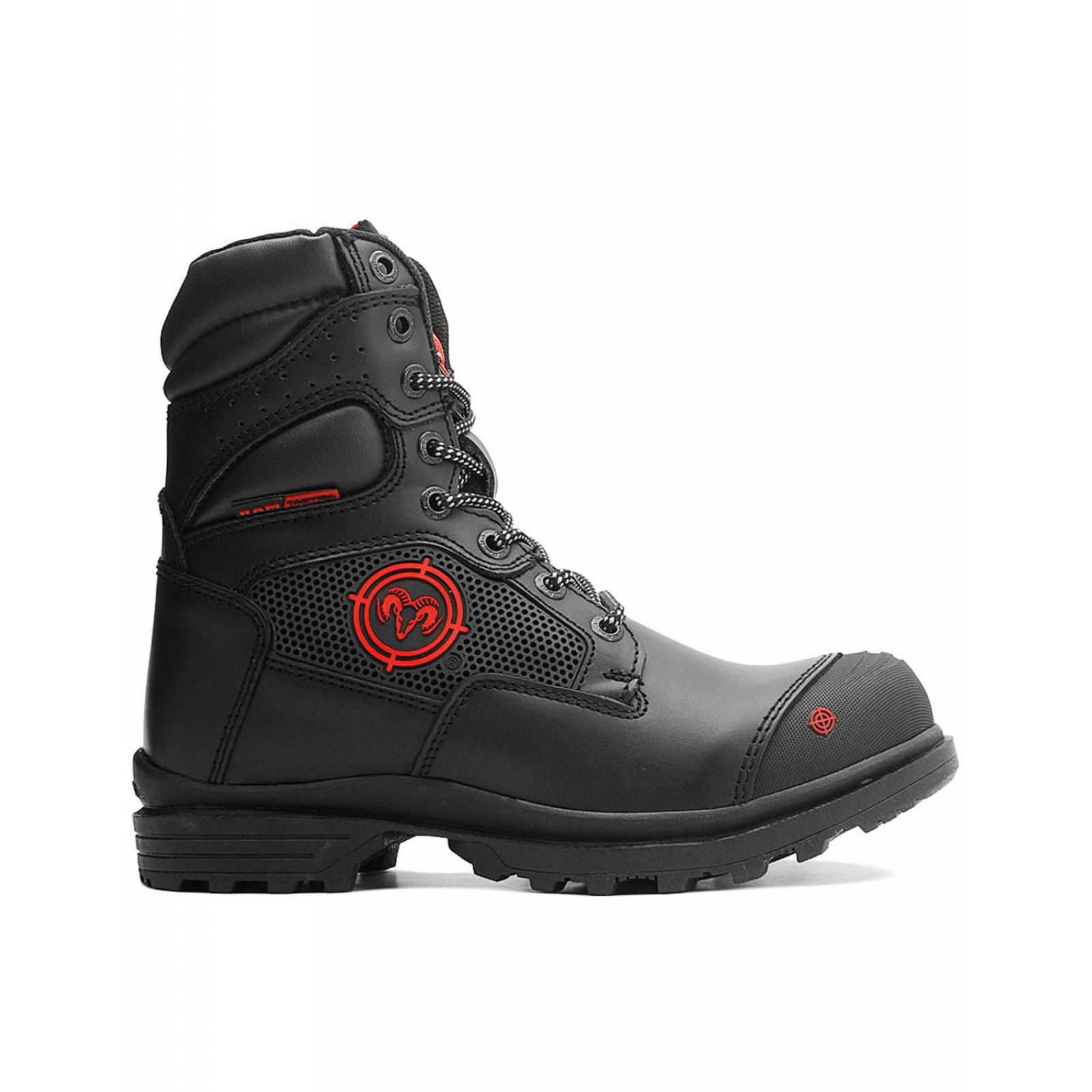 Bota Táctica Ram Caballero Senderismo Estilo Militar Negro 
