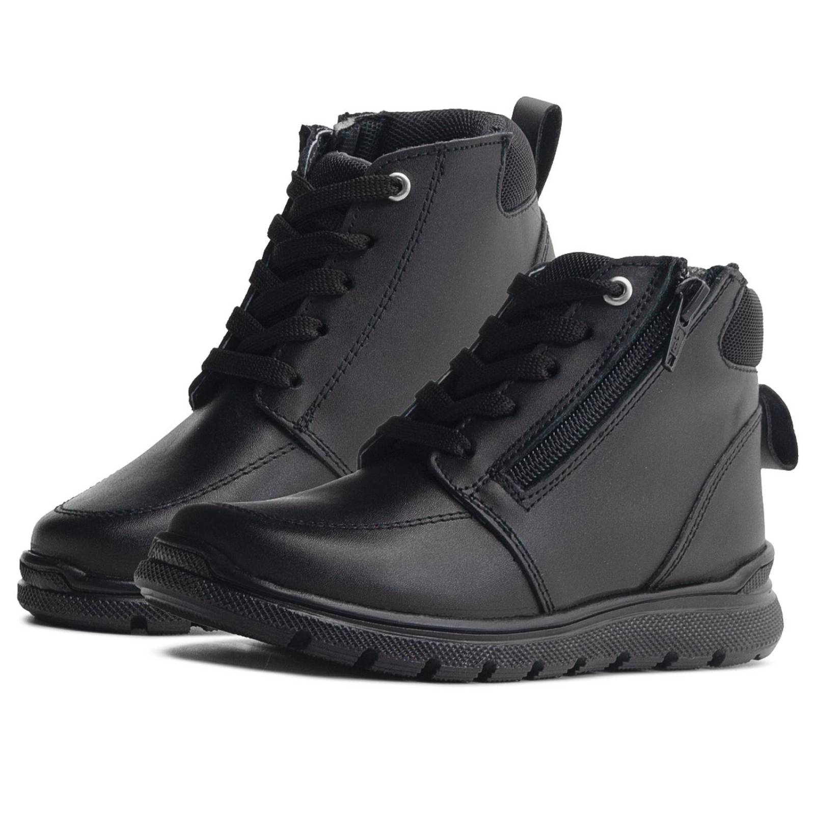 Botas Niño Escolares Karsten Negro Antiderrapante Casual 