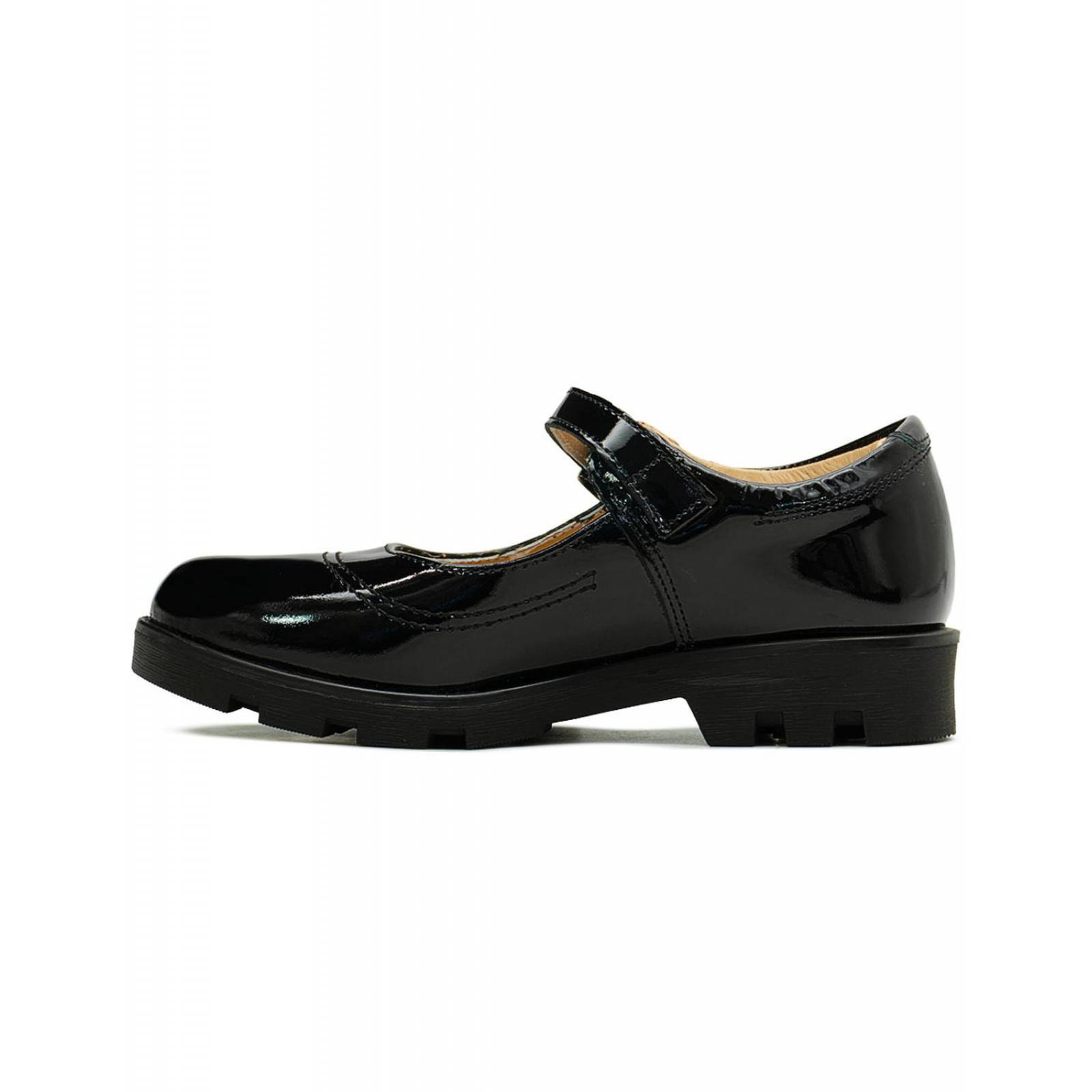 Zapato Escolar Dogi Niña Charol Negro Antiderrapante 18-21.5 