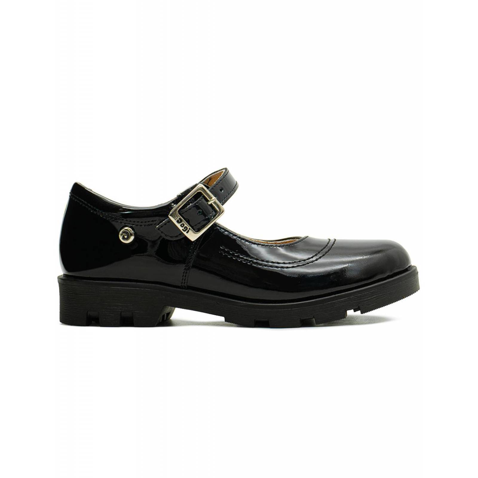 Zapato Escolar Dogi Niña Charol Negro Antiderrapante 18-21.5 