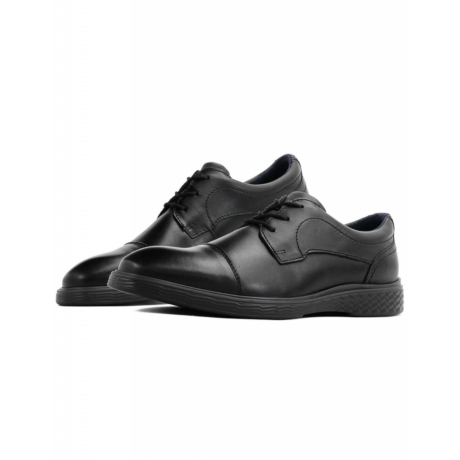 Zapato Caballero Flexi Derby Negro Elegancia Antiderrapante 