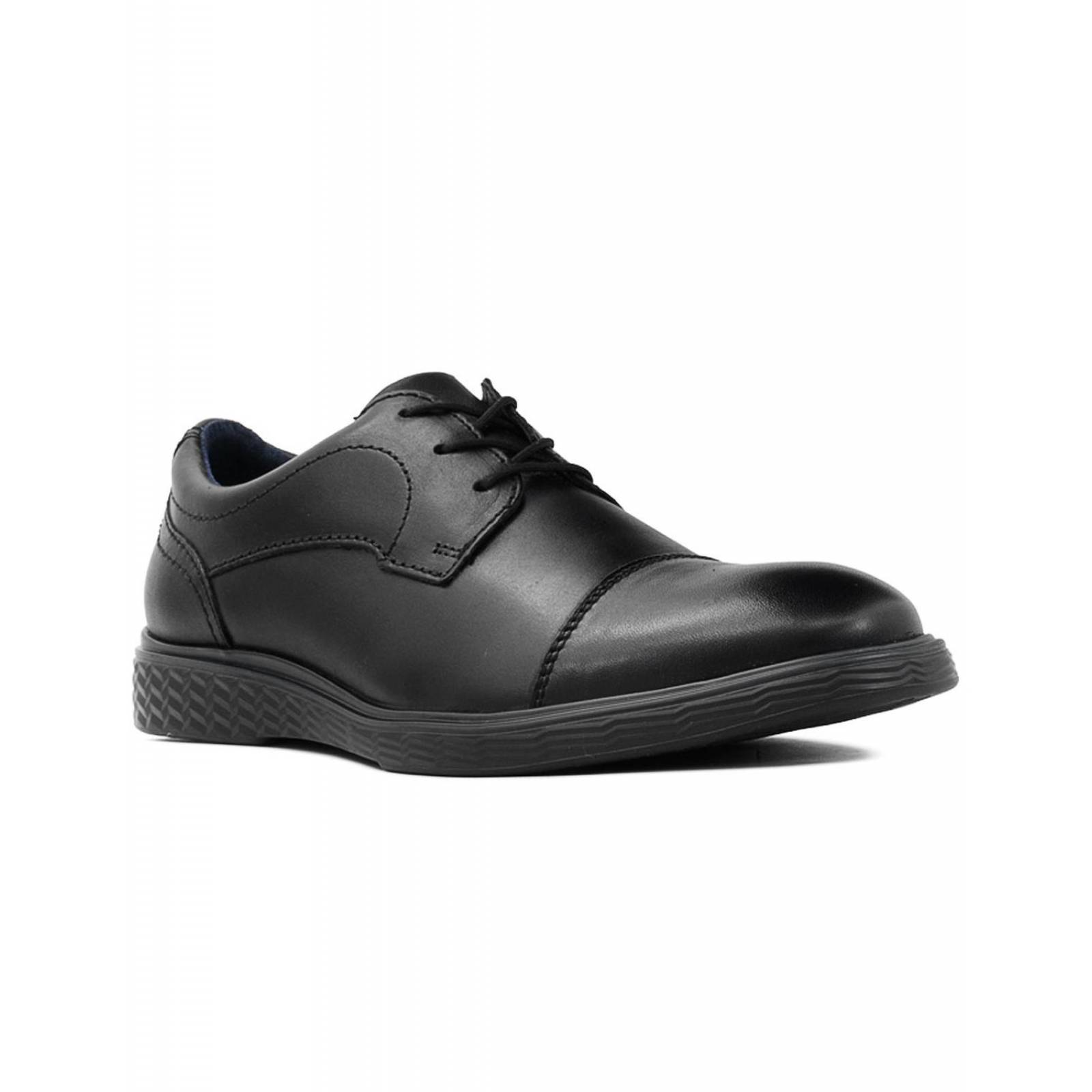 Zapato Caballero Flexi Derby Negro Elegancia Antiderrapante 