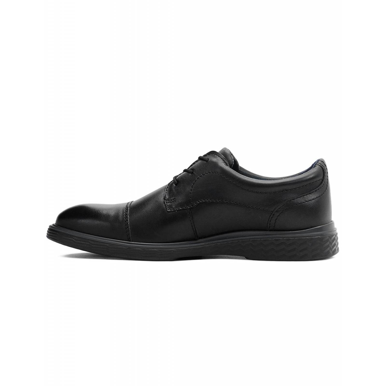 Zapato Caballero Flexi Derby Negro Elegancia Antiderrapante 