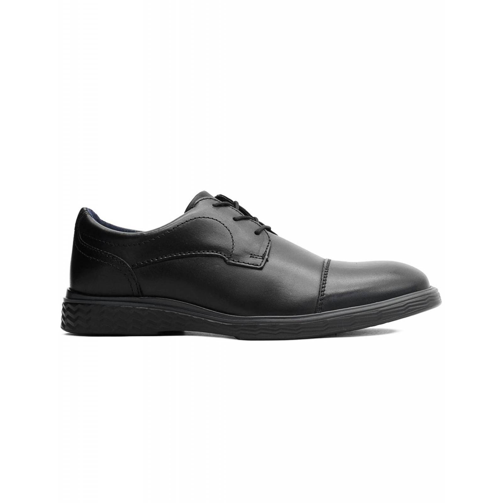 Zapato Caballero Flexi Derby Negro Elegancia Antiderrapante 