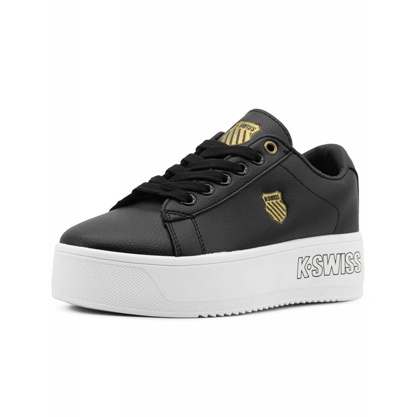 Tenis Dama Casual K-swiss Trinity Antiderrapante Plataforma 