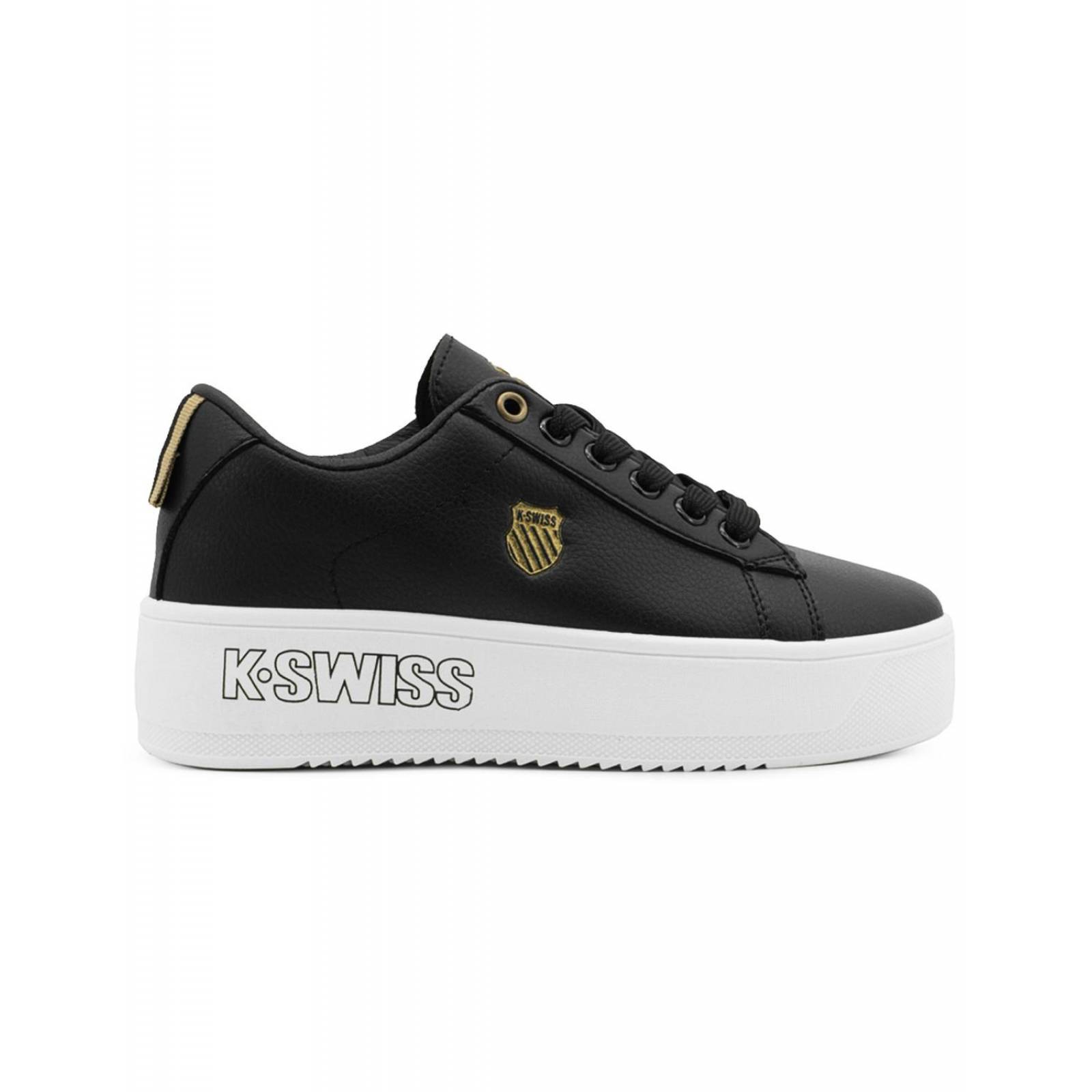 Tenis Dama Casual K-swiss Trinity Antiderrapante Plataforma 