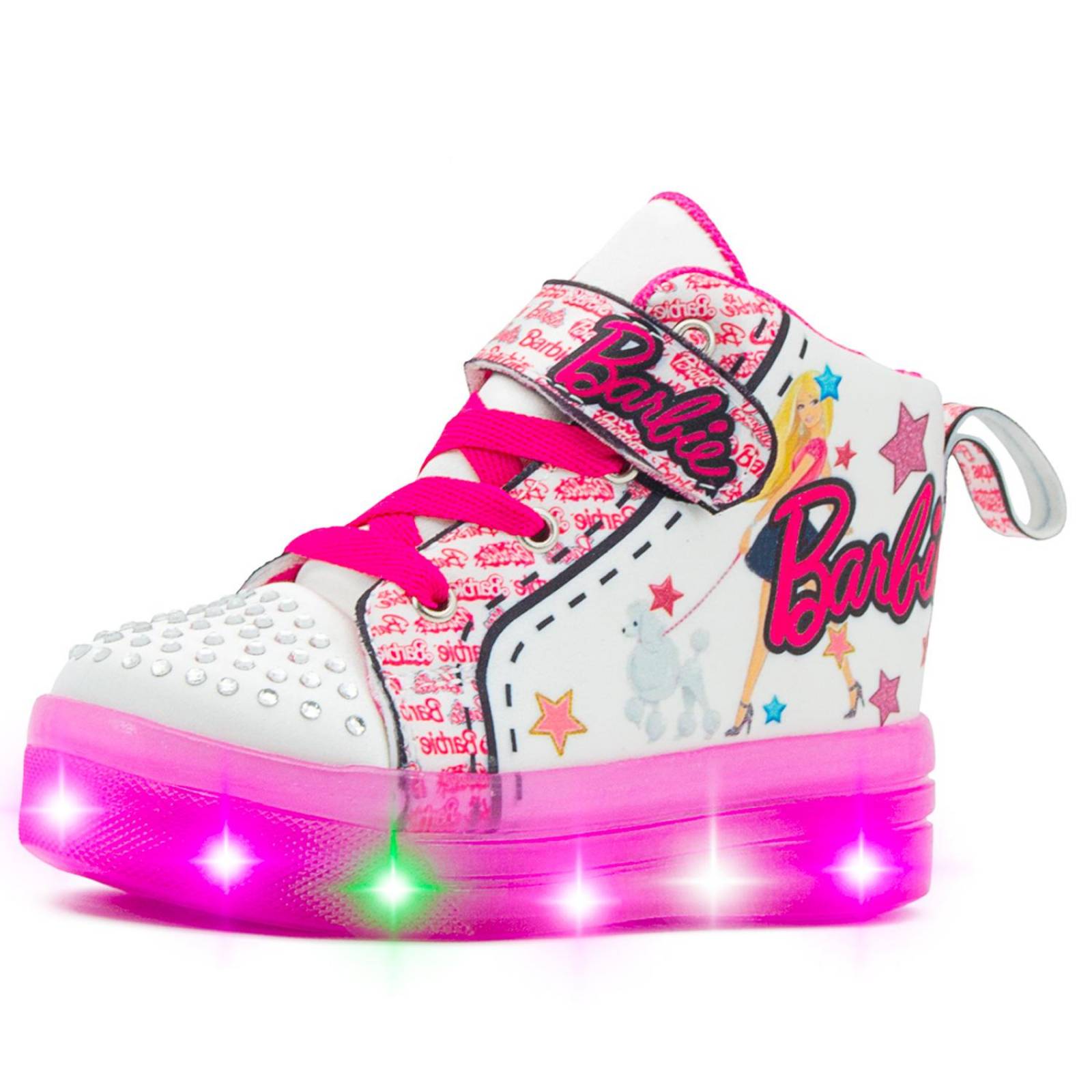 Tenis Para Niña Casual Personaje Muñeca Con Luces Led