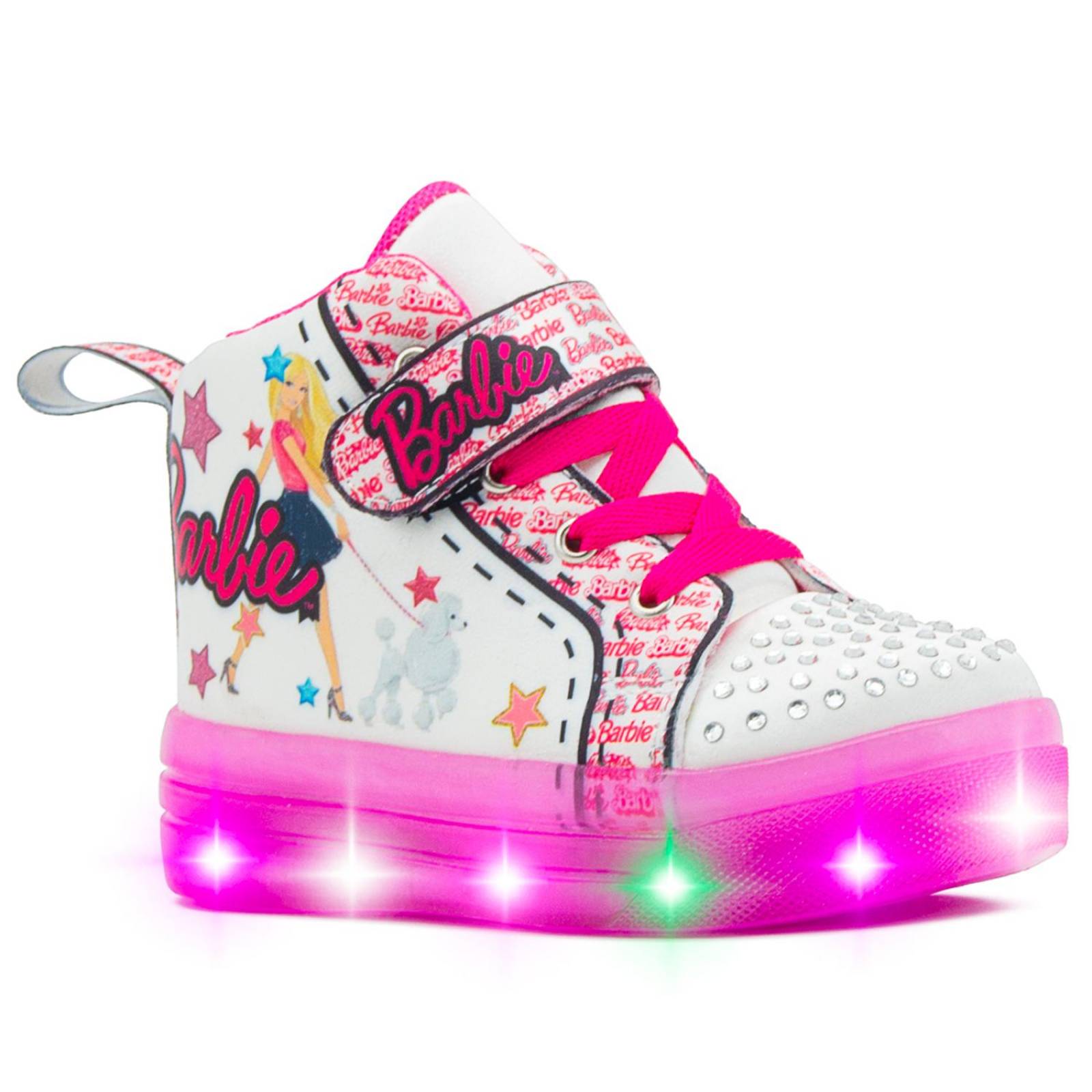 Tenis Para Niña Casual Personaje Muñeca Con Luces Led