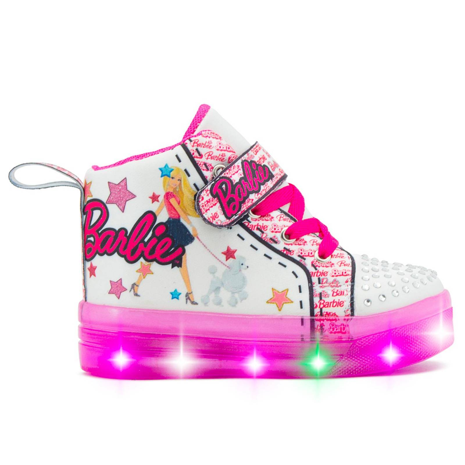 Tenis Para Niña Casual Personaje Muñeca Con Luces Led