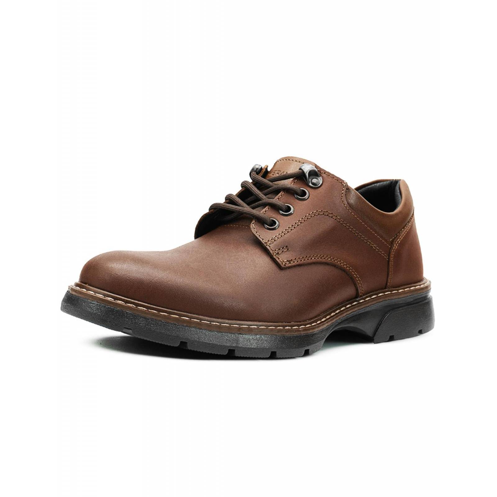 Zapatos De Piel Casuales Para Caballero Merano Café 25-29 