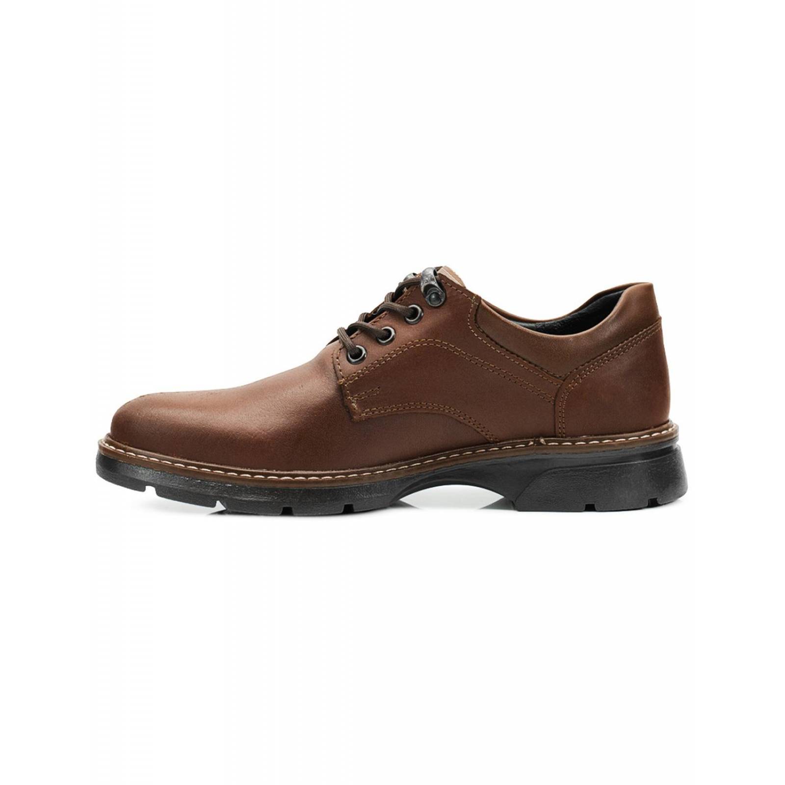 Zapatos De Piel Casuales Para Caballero Merano Café 25-29 