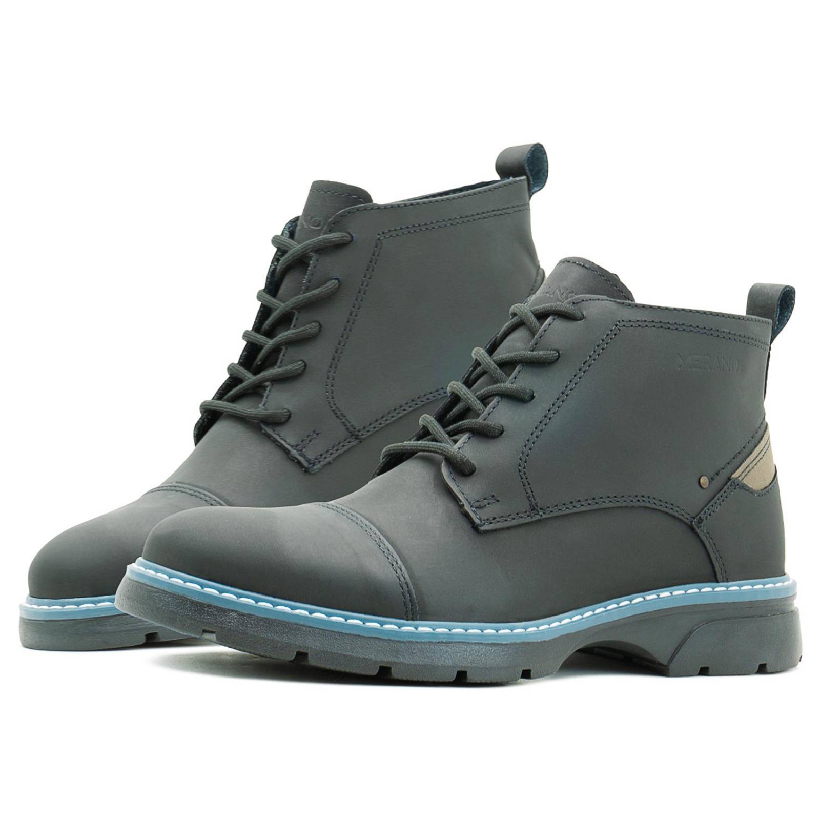 Botines Botas Para Caballero Merano Moda Negro Hipster 25-29 