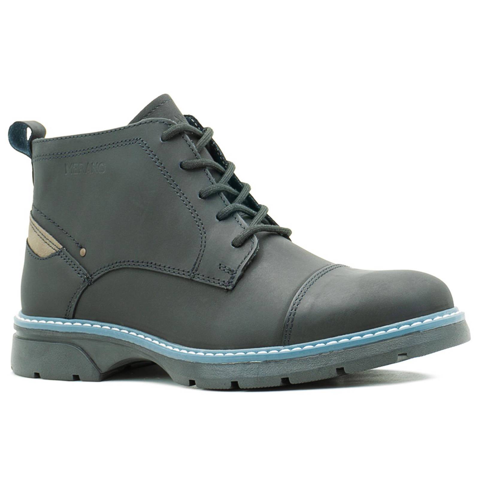 Botines Botas Para Caballero Merano Moda Negro Hipster 25-29 
