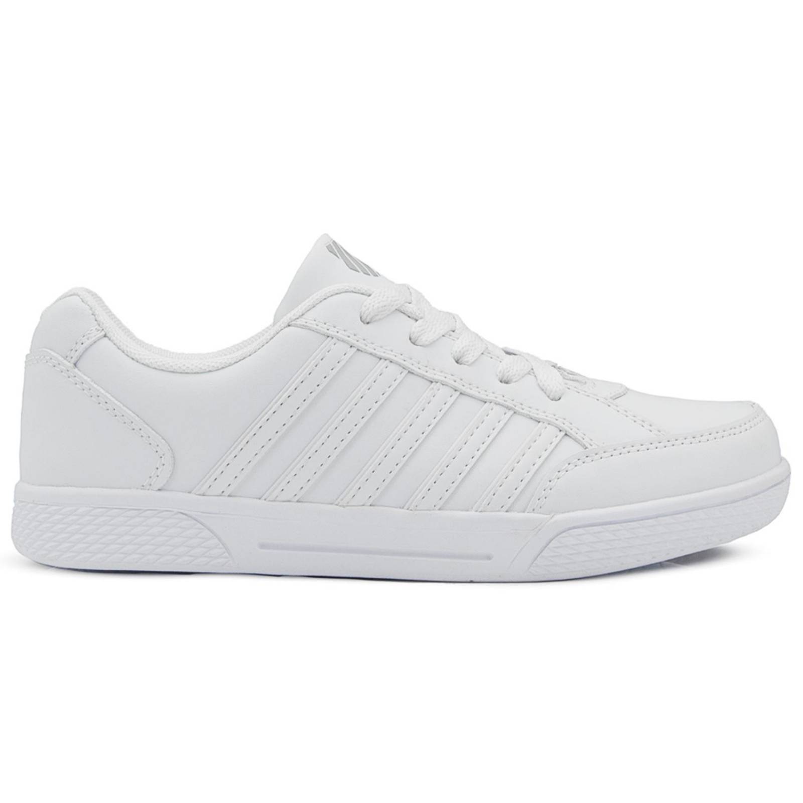 Tenis K-Swiss Clasicos Caballero Juveniles Escolares Blanco